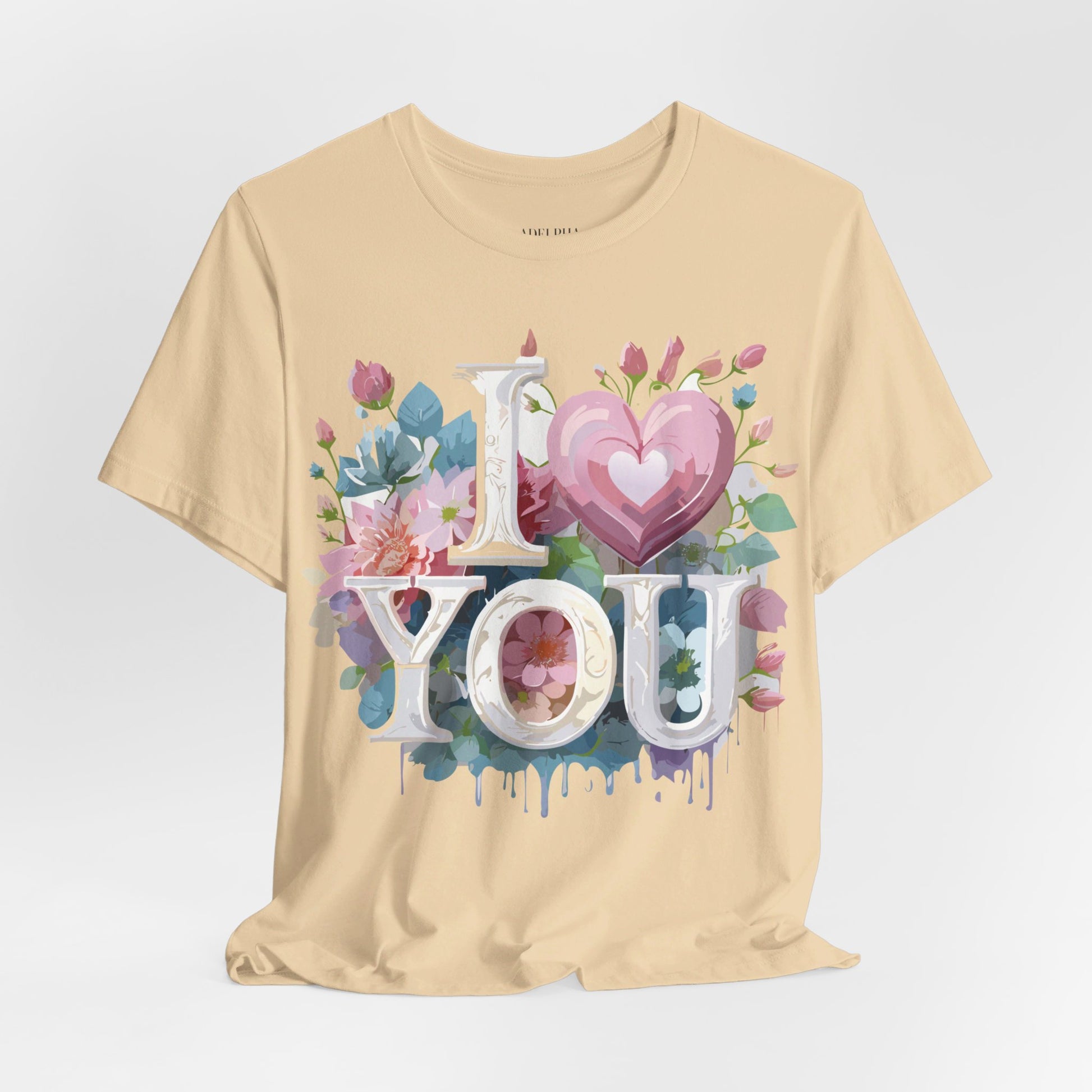 Natural Cotton Tee Shirt - Love story Collection Printify