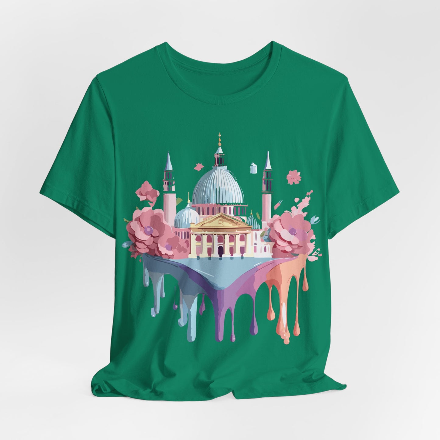 Natural Cotton Tee Shirt - Beautiful Places Collection - Venice Printify