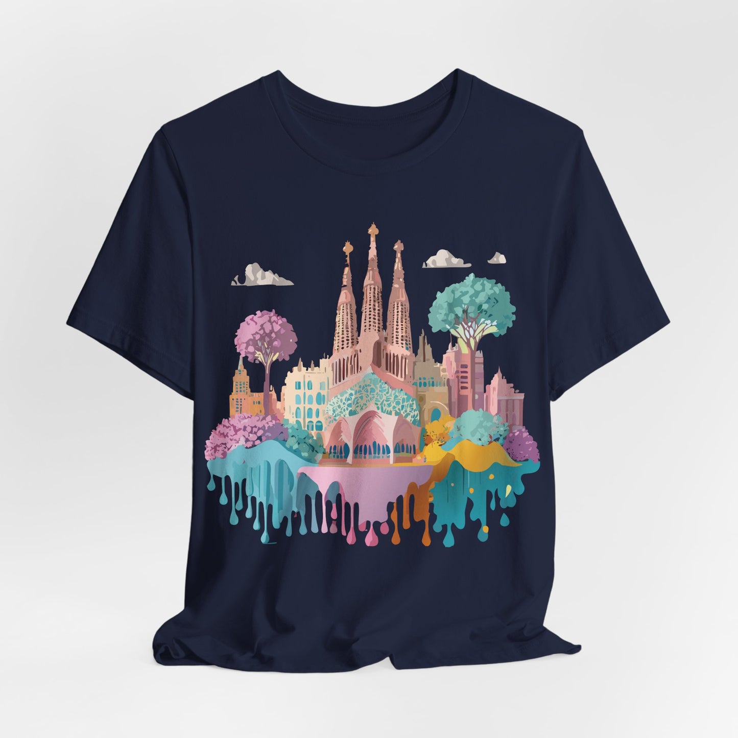 Tourist Shirt, Shirt with Barcelona - ADELPHA