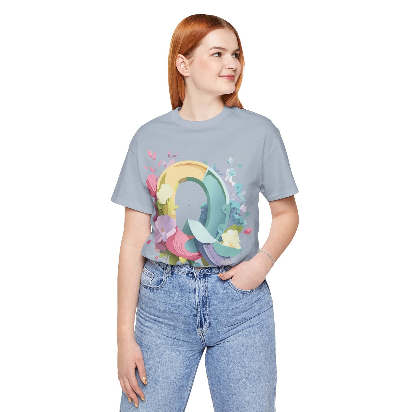 Letter Shirt, Letter Q Shirt - ADELPHA
