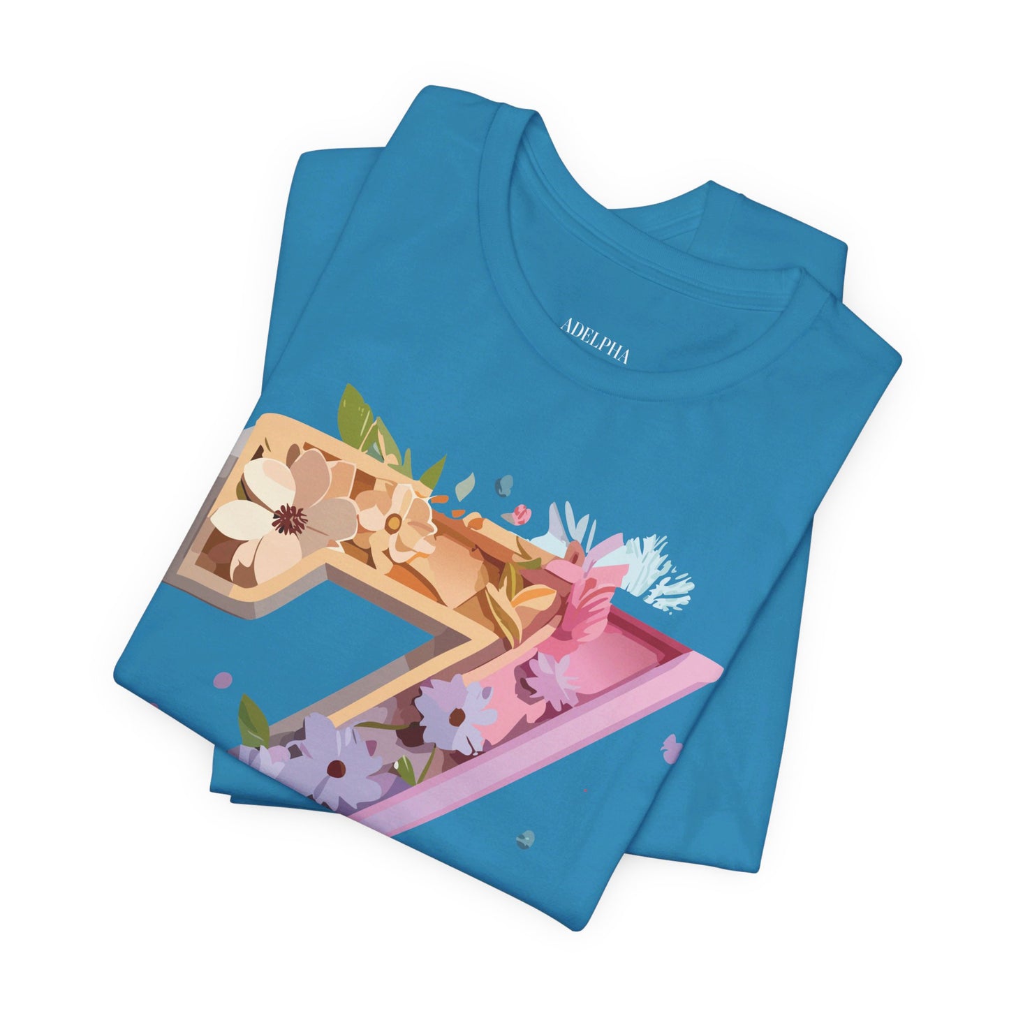 Natural Cotton Tee Shirt - Letters Collection - Z Printify