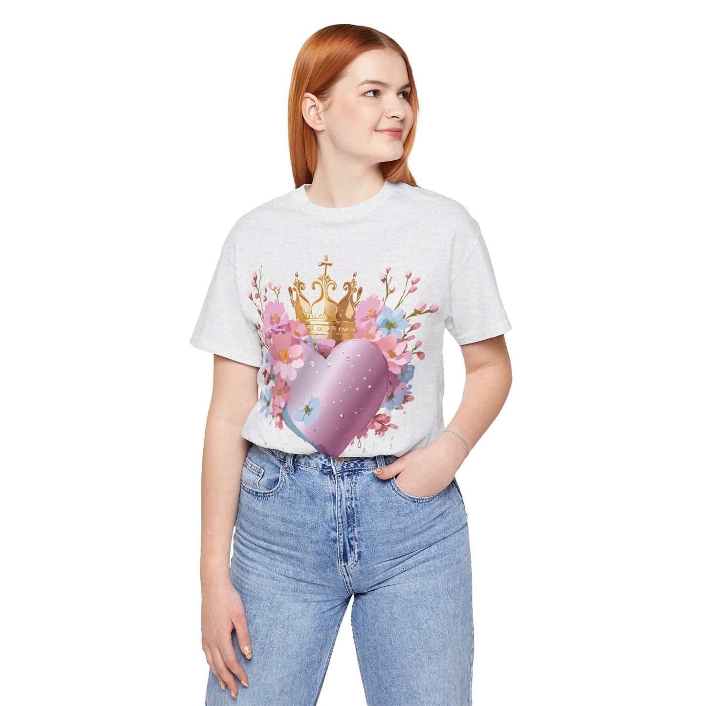 Natural Cotton Tee Shirt - Love story Collection Printify
