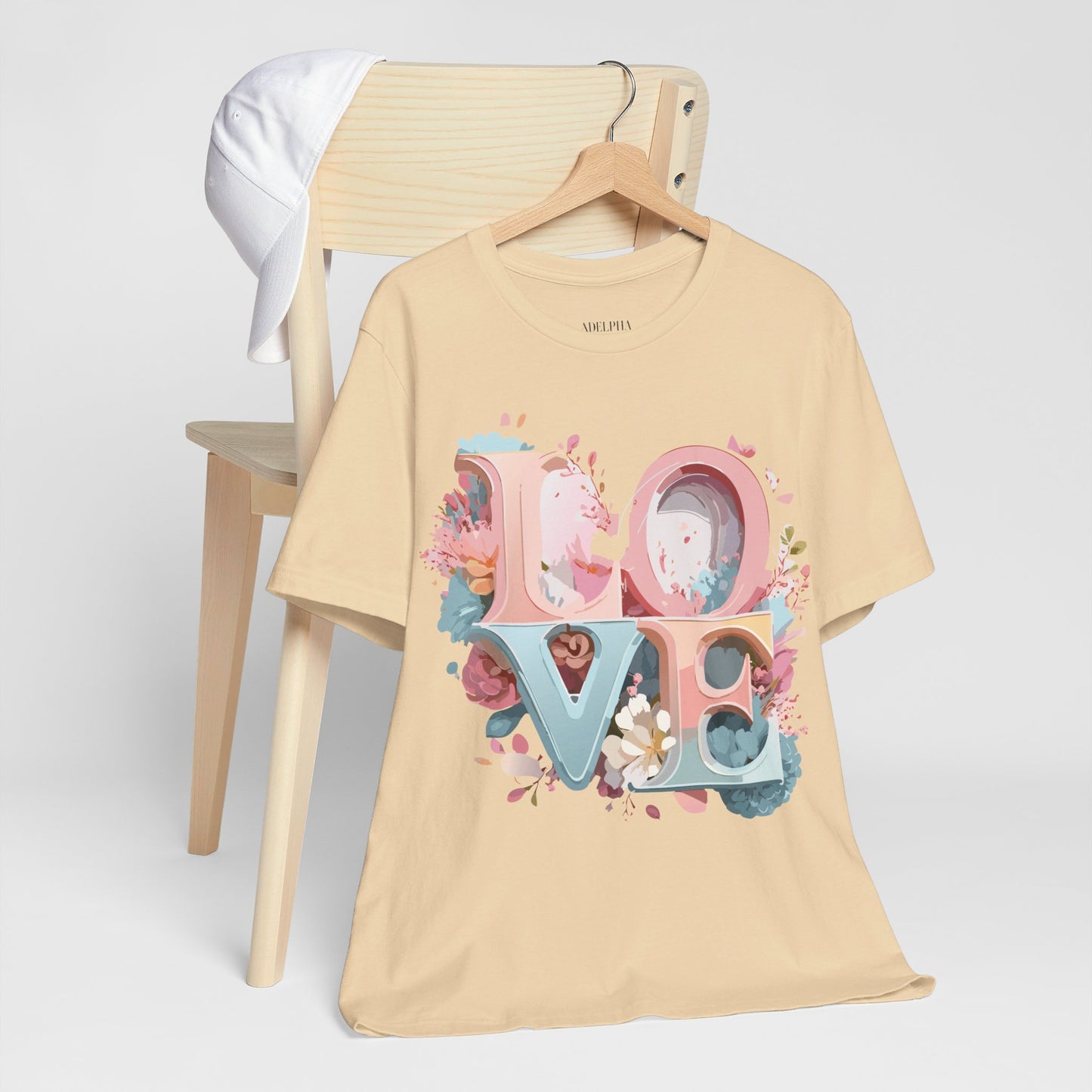 Natural Cotton Tee Shirt - Love story Collection Printify