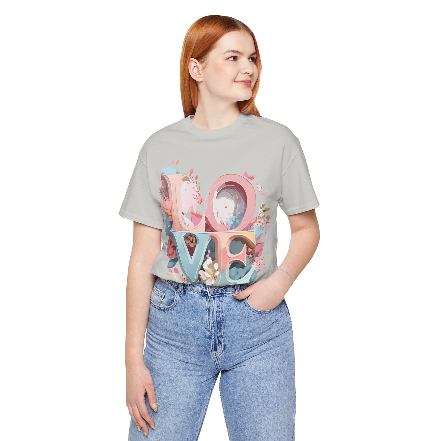 Natural Cotton Tee Shirt - Love story Collection Printify