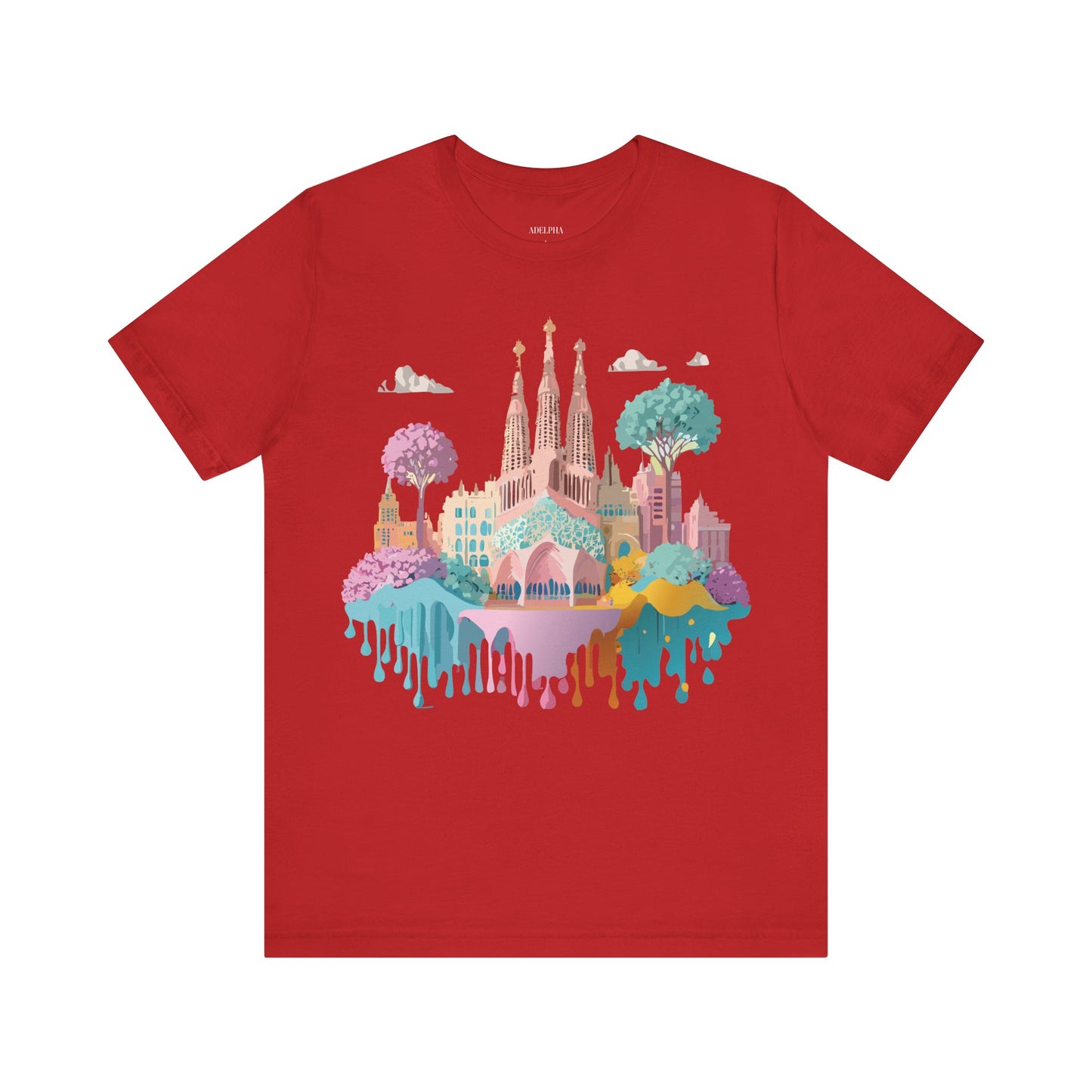 Tourist Shirt, Shirt with Barcelona - ADELPHA
