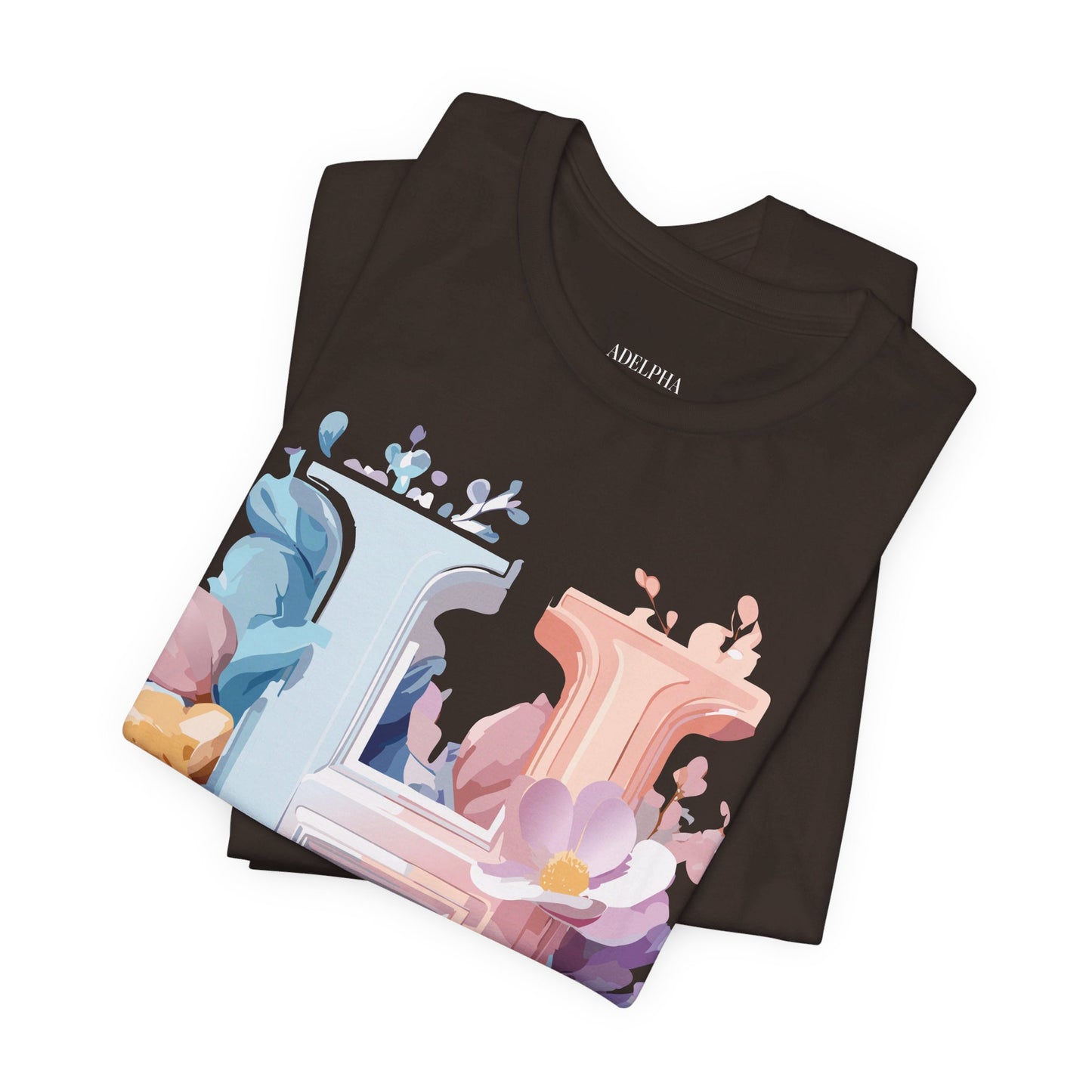 Natural Cotton Tee Shirt - Letters Collection - H Printify