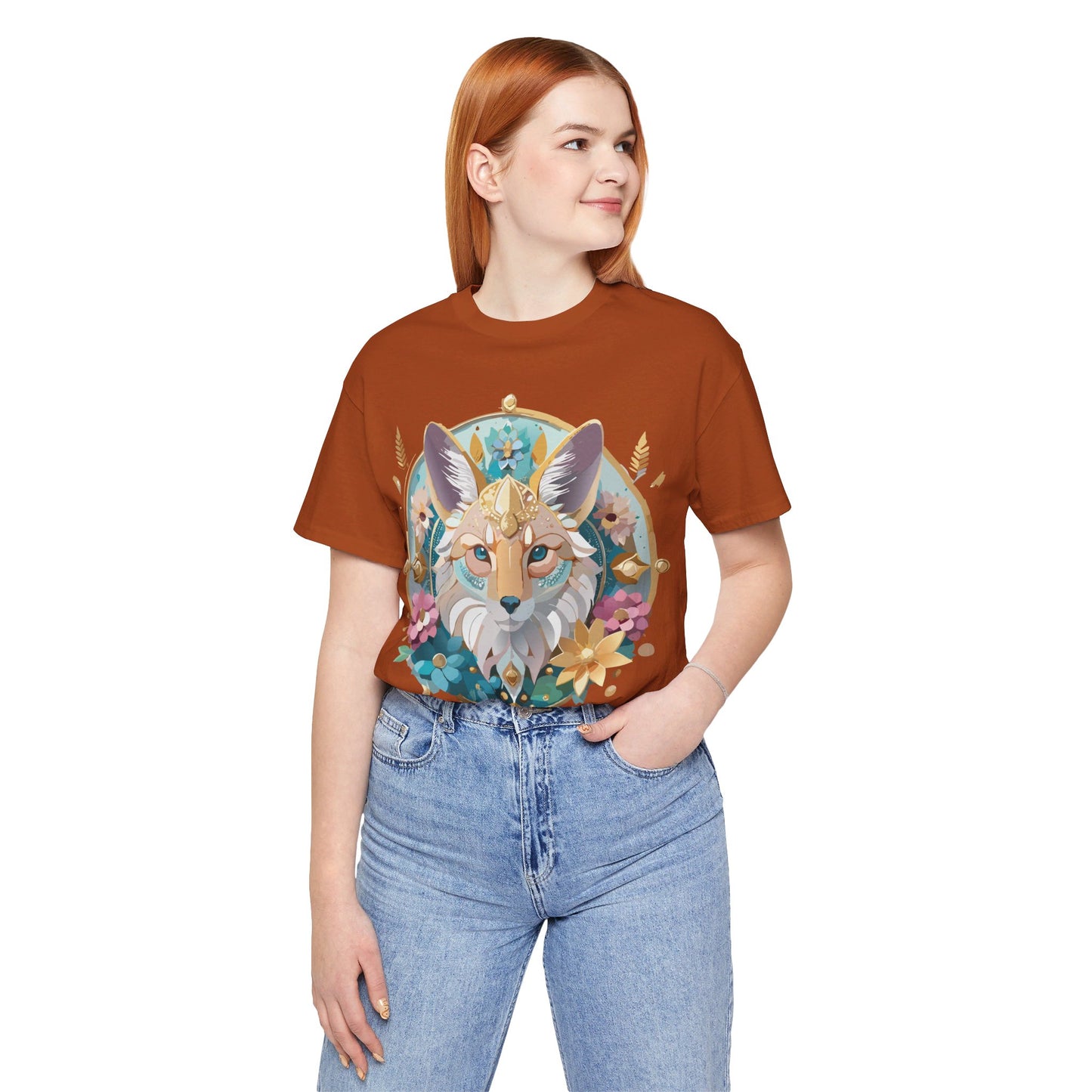 Natural Cotton Tee Shirt - Medallion Collection Printify