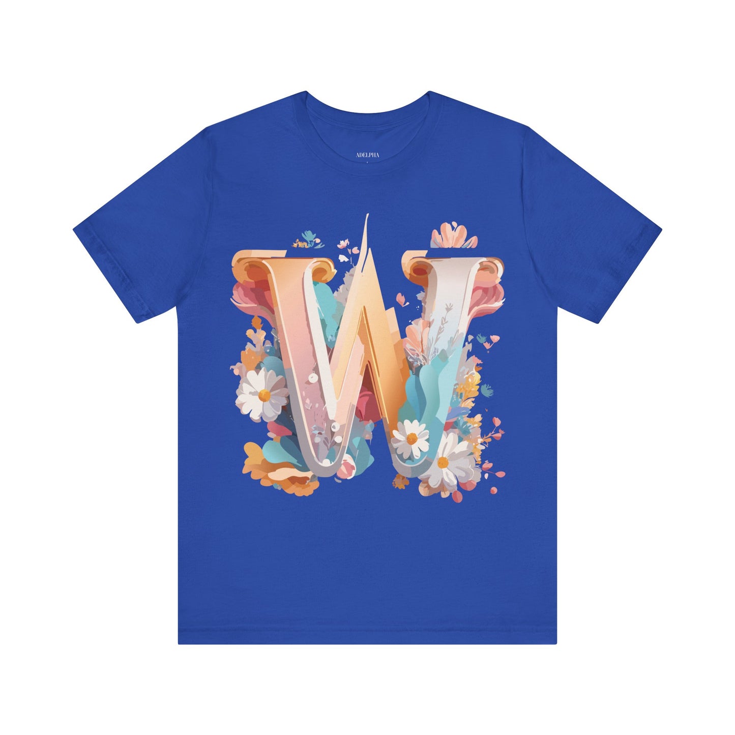 Natural Cotton Tee Shirt - Letters Collection - W Printify