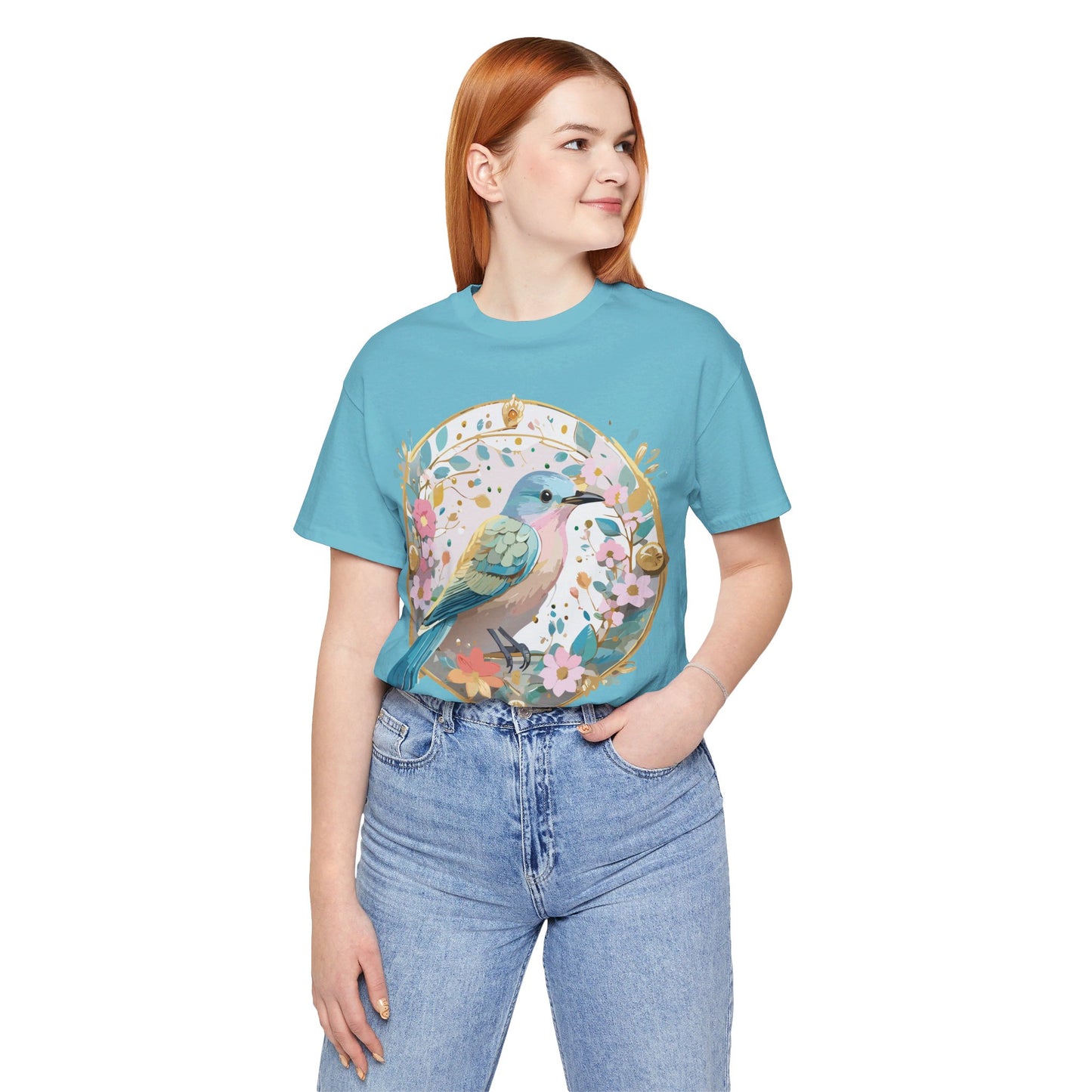 Natural Cotton Tee Shirt - Medallion Collection Printify