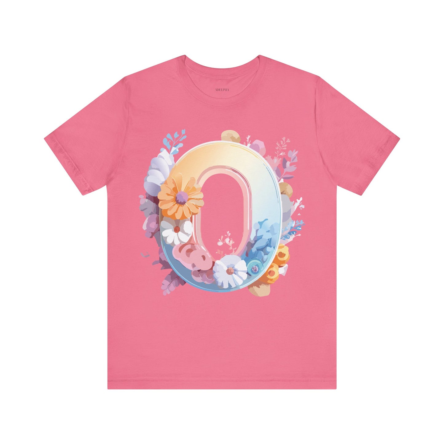 Natural Cotton Tee Shirt - Letters Collection - O Printify