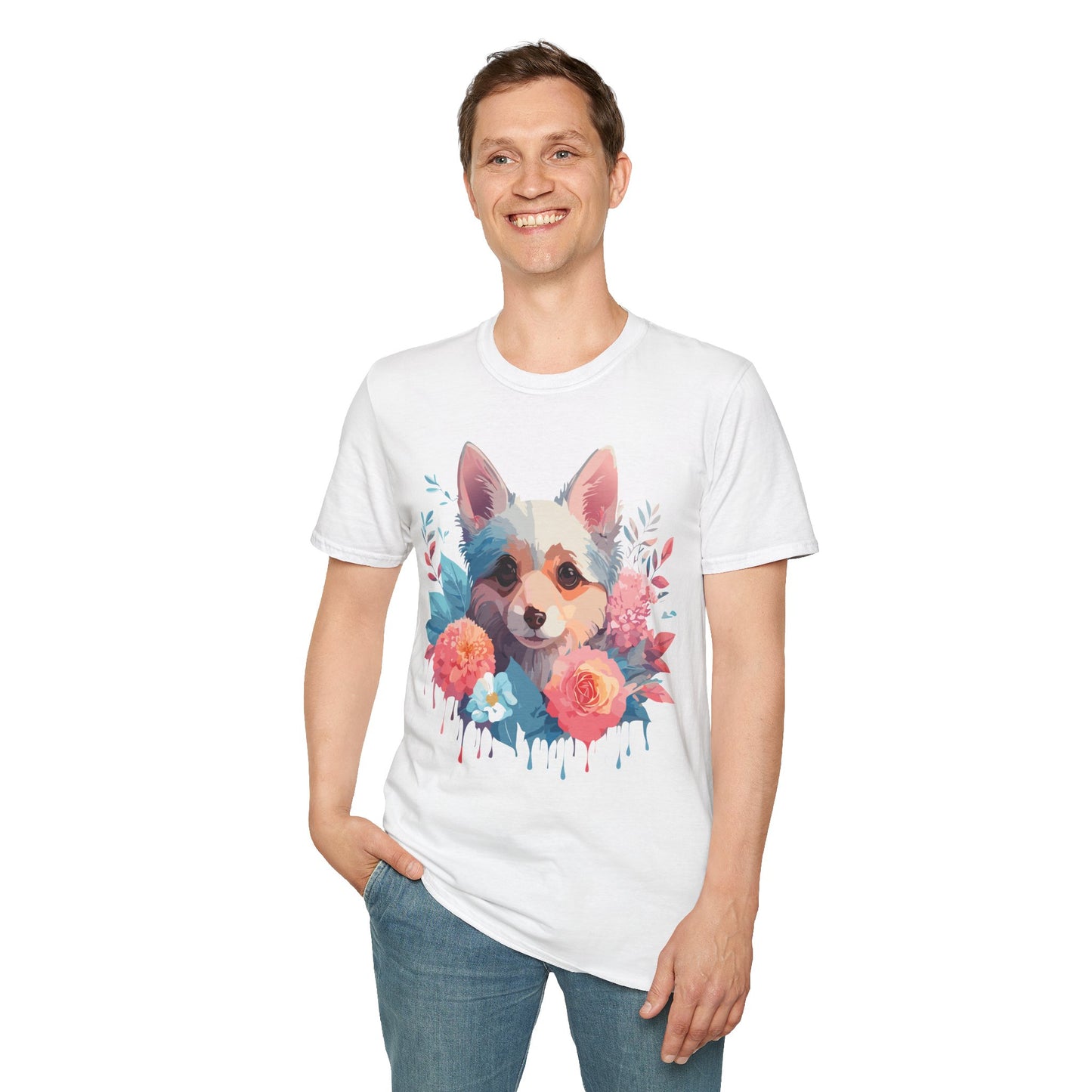Dog Shirt, Shirt with Dog, Animal Tee, Shirt with Animals