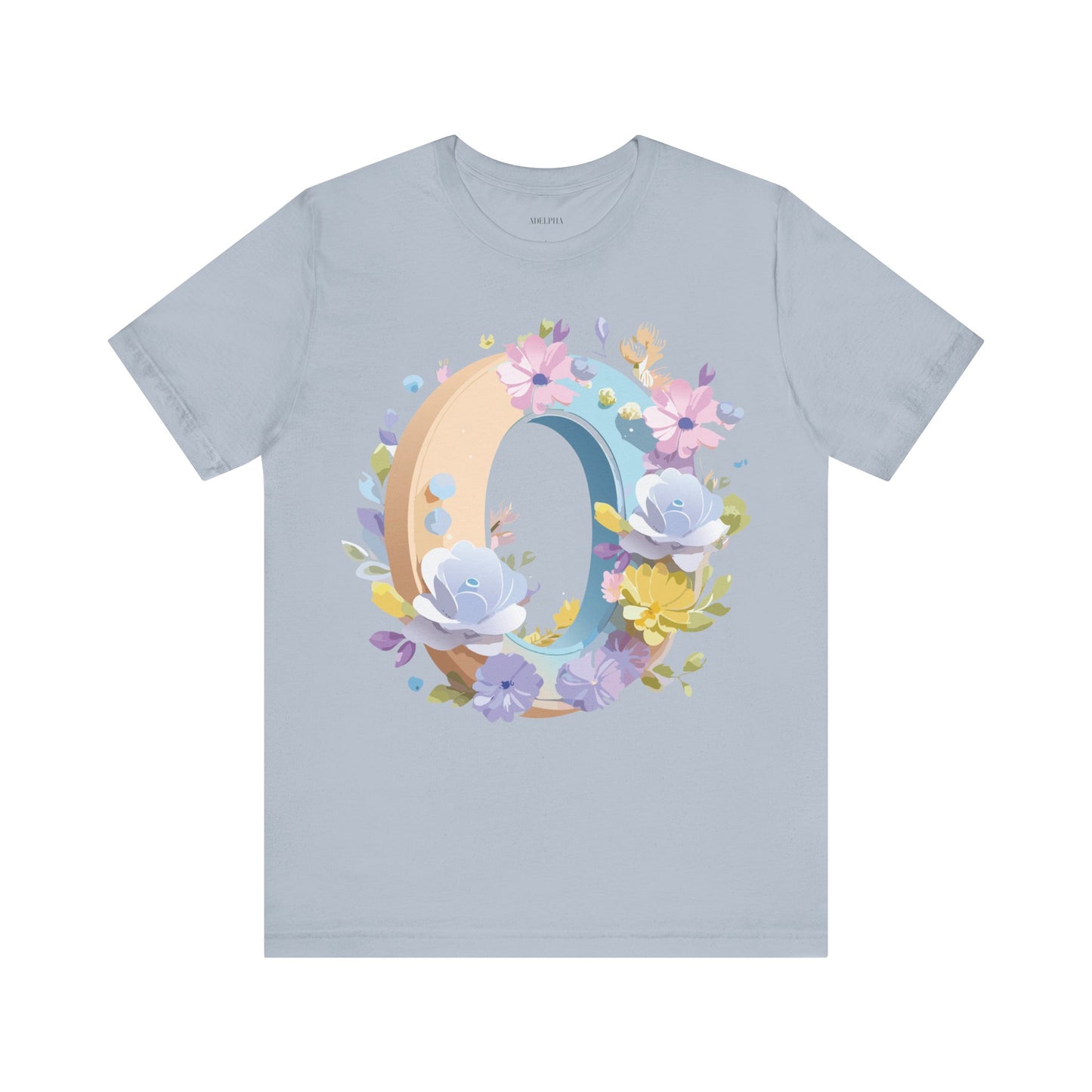 Natural Cotton Tee Shirt - Letters Collection - O Printify