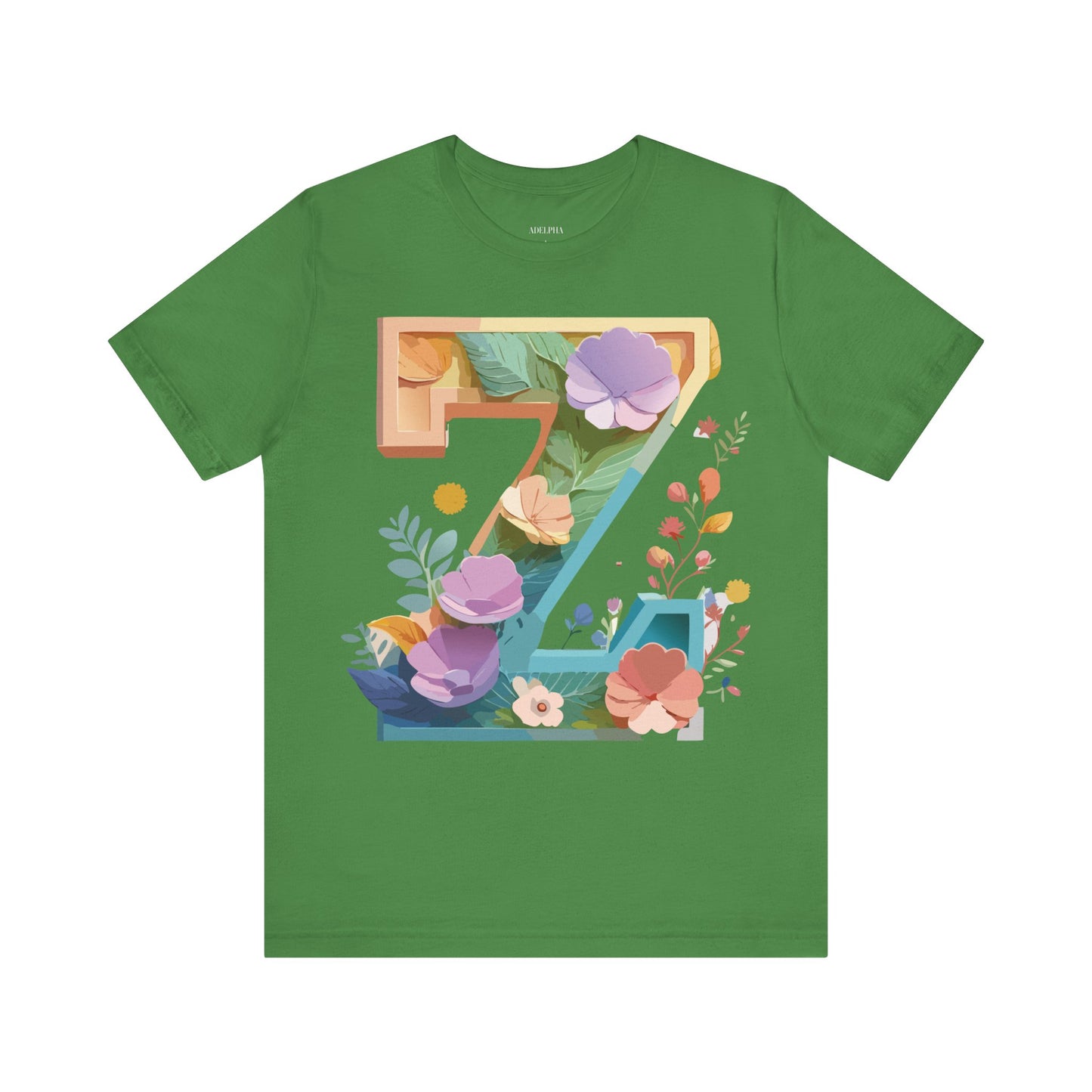 Natural Cotton Tee Shirt - Letters Collection - Z Printify