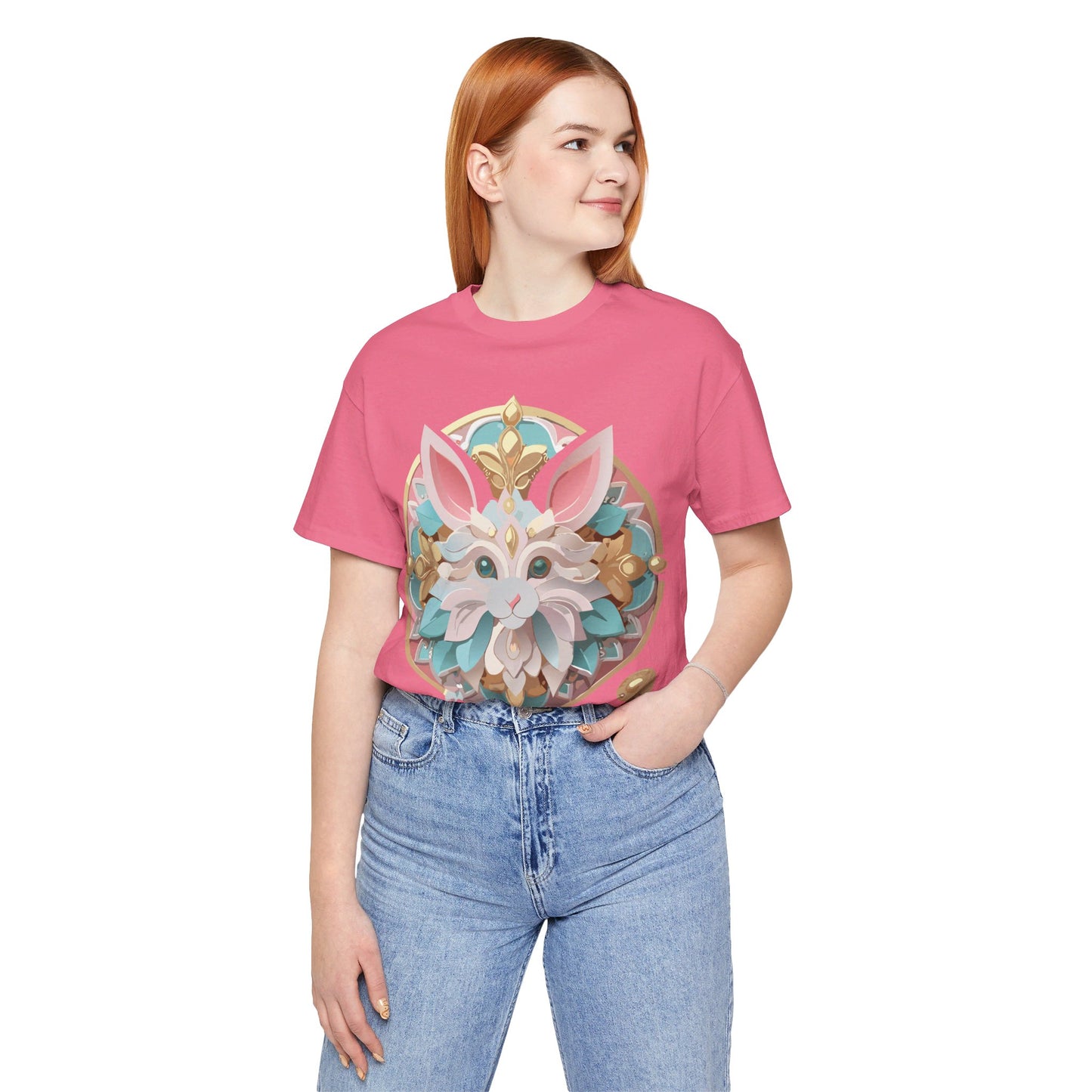 Natural Cotton Tee Shirt - Medallion Collection Printify