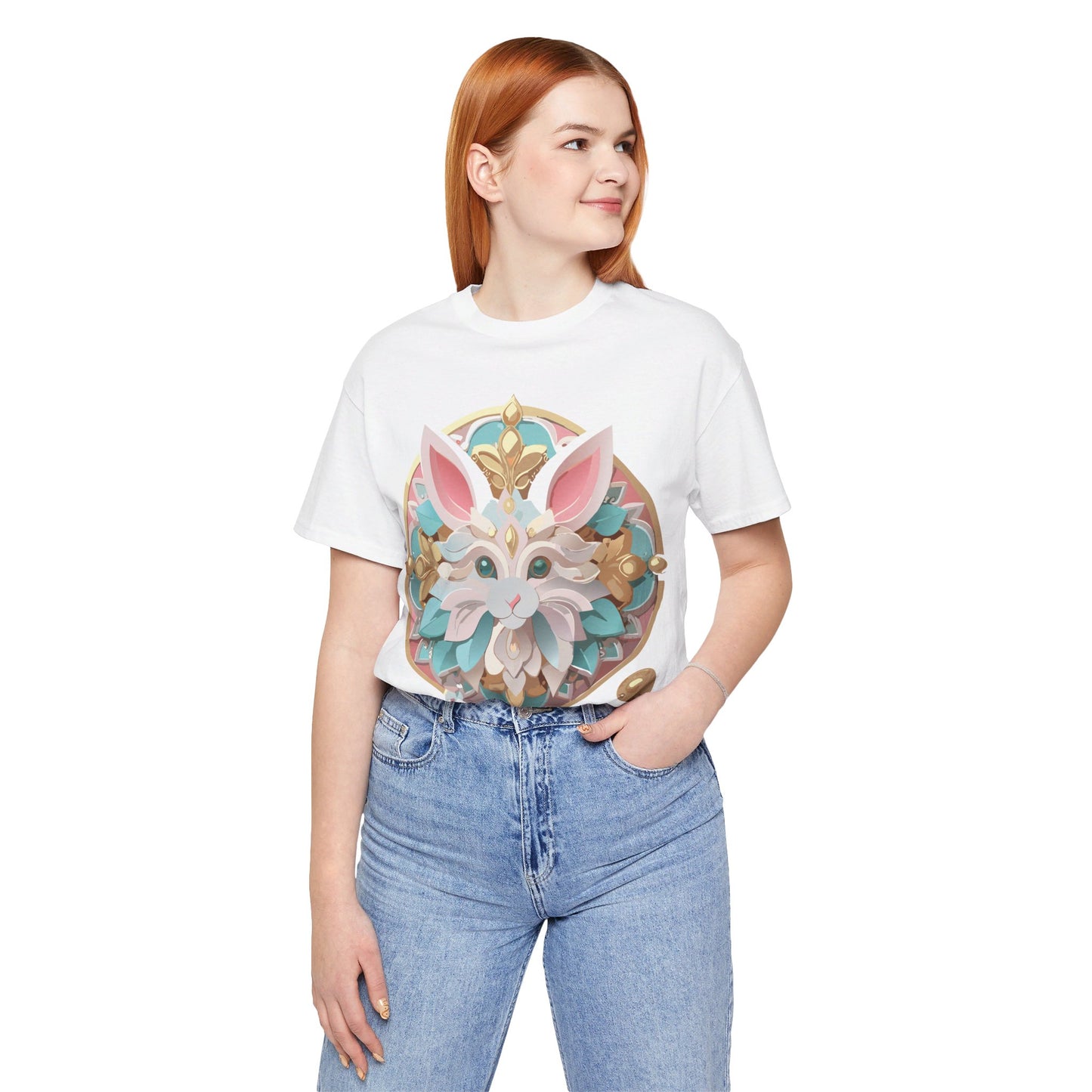 Natural Cotton Tee Shirt - Medallion Collection Printify