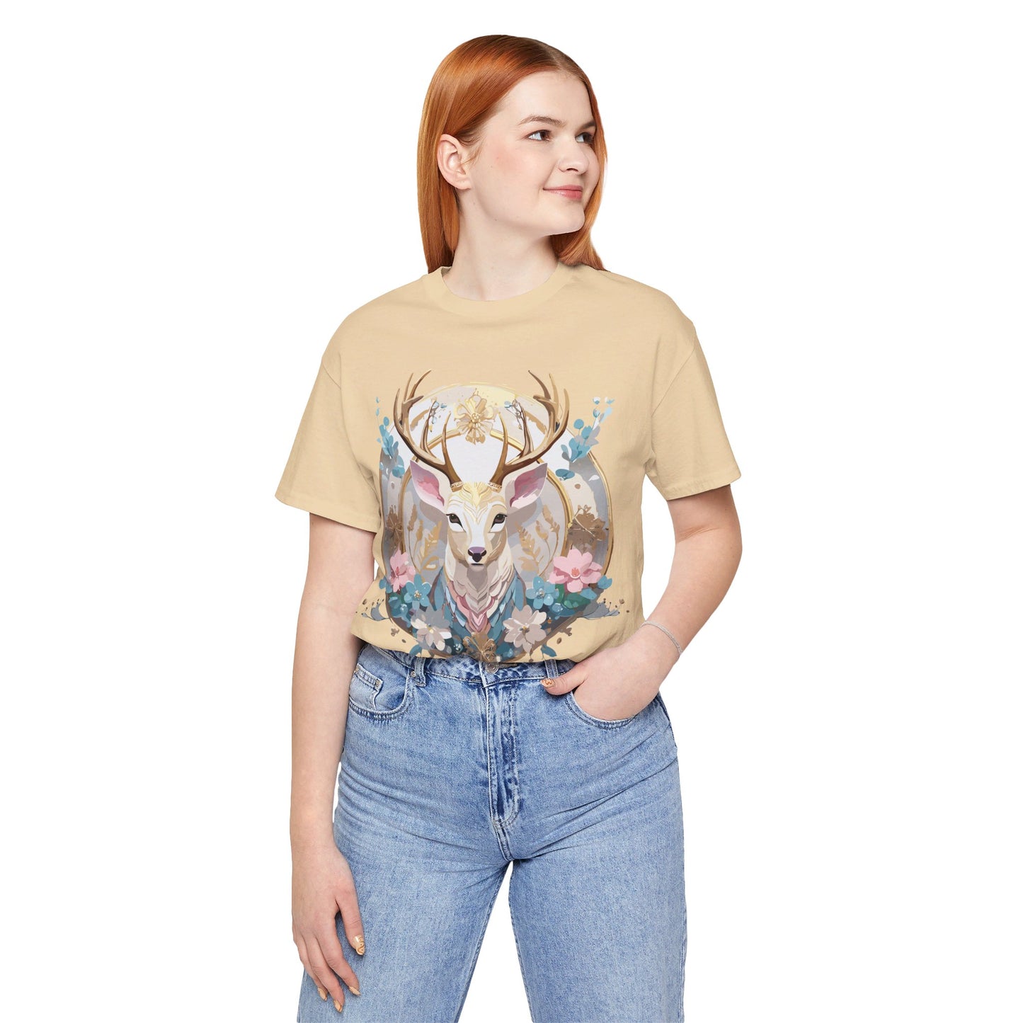 Natural Cotton Tee Shirt - Medallion Collection Printify