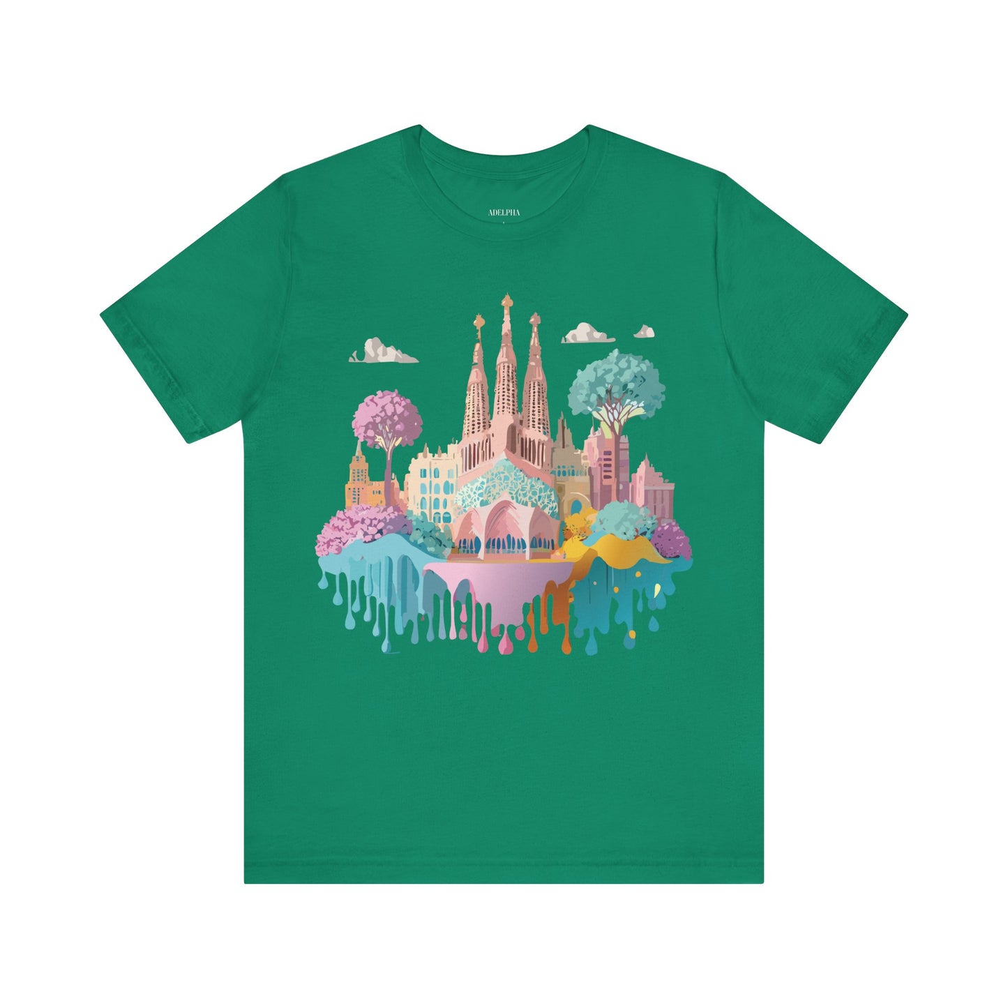 Tourist Shirt, Shirt with Barcelona - ADELPHA