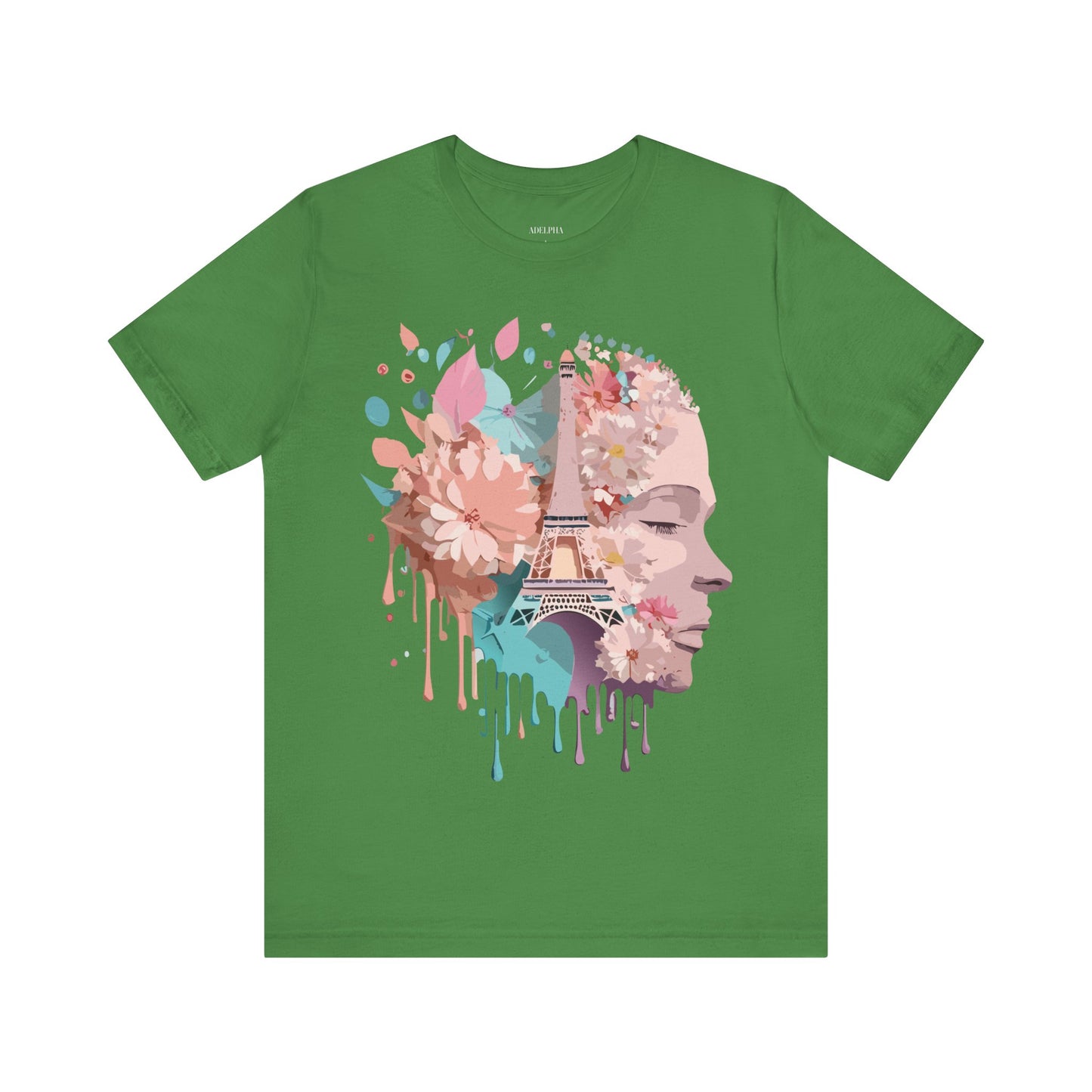 Natural Cotton Tee Shirt - Beautiful Places Collection - Paris Printify