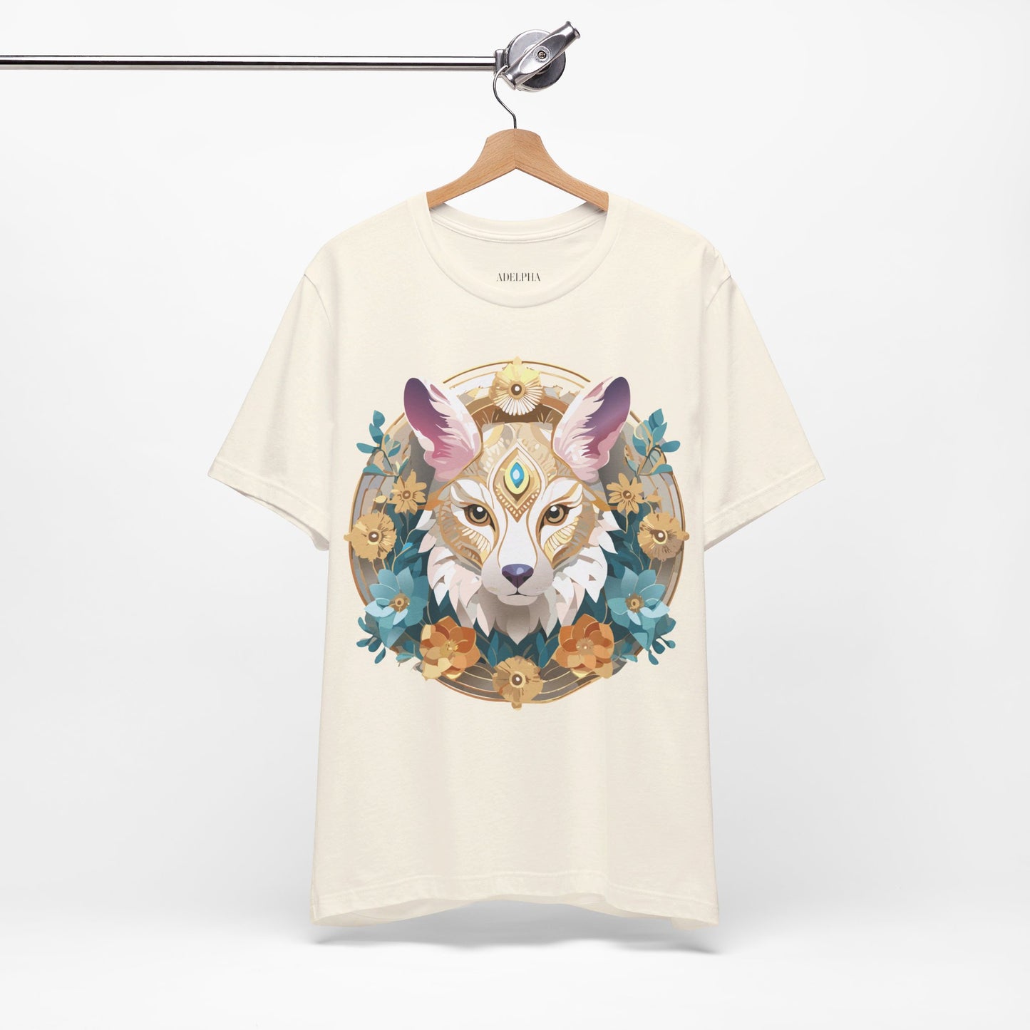 Natural Cotton Tee Shirt - Medallion Collection Printify