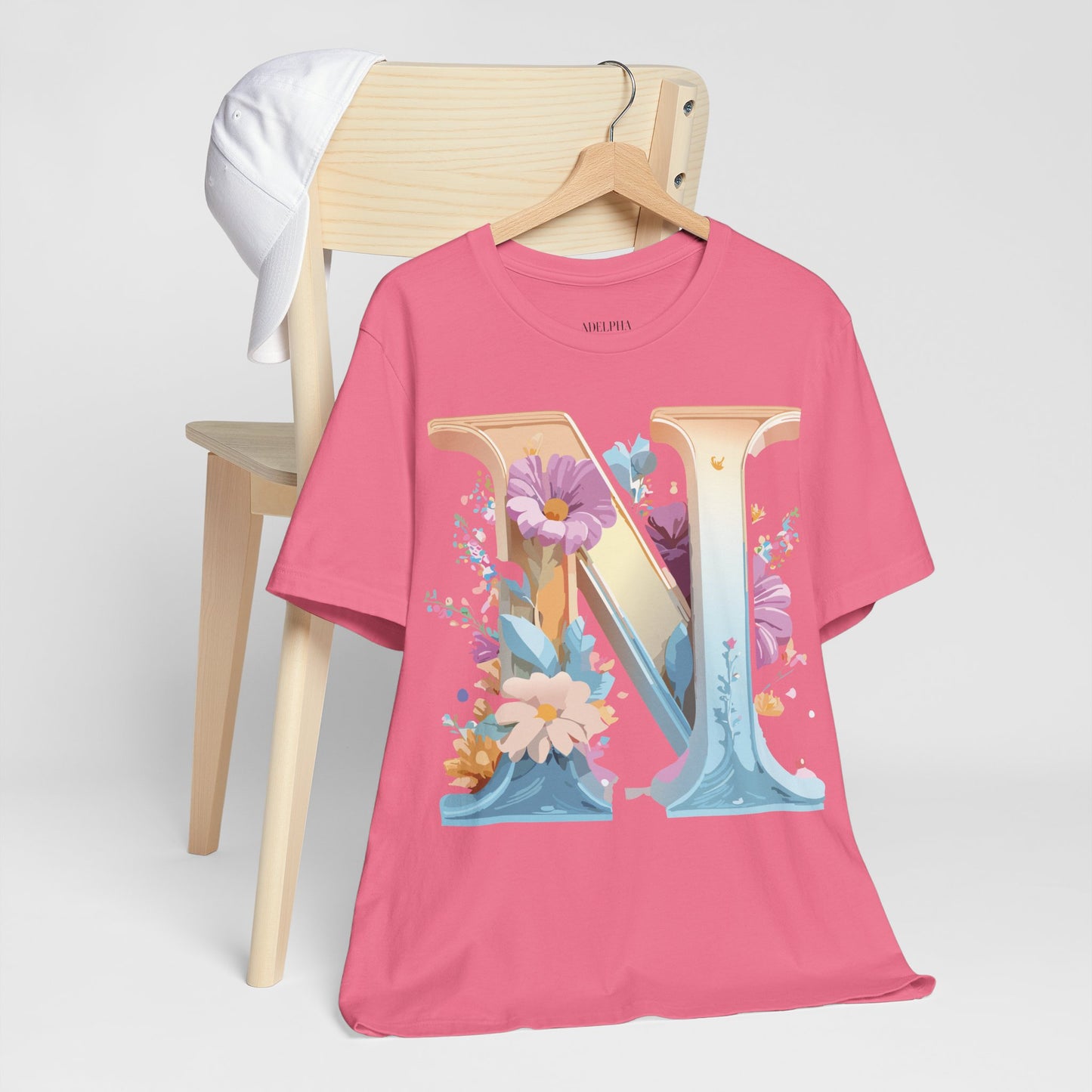 Letter Shirt, Letter N Shirt - ADELPHA