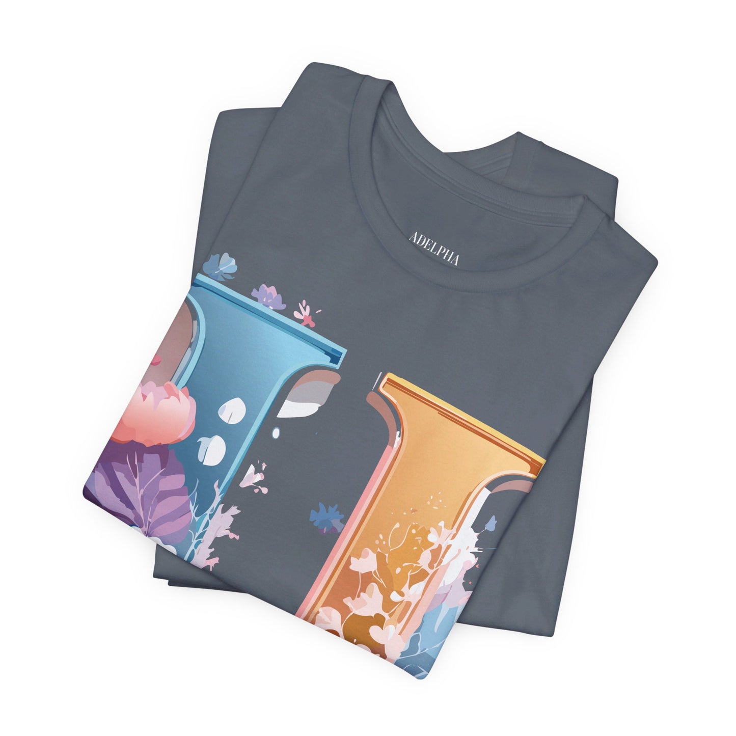 Natural Cotton Tee Shirt - Letters Collection - U Printify