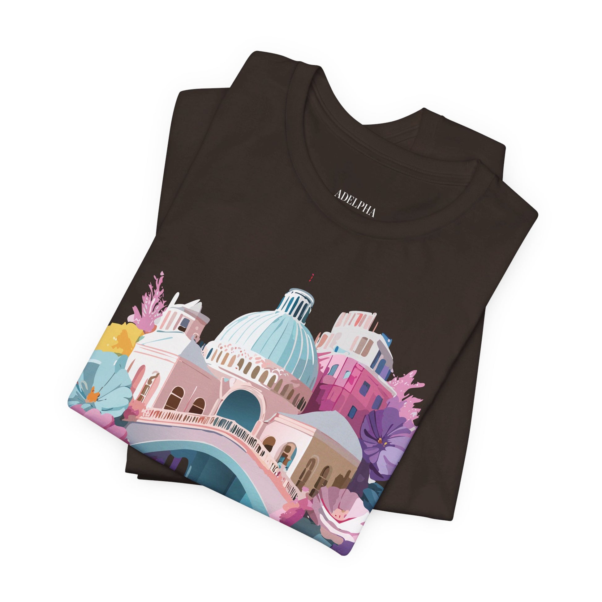 Natural Cotton Tee Shirt - Beautiful Places Collection - Venice Printify