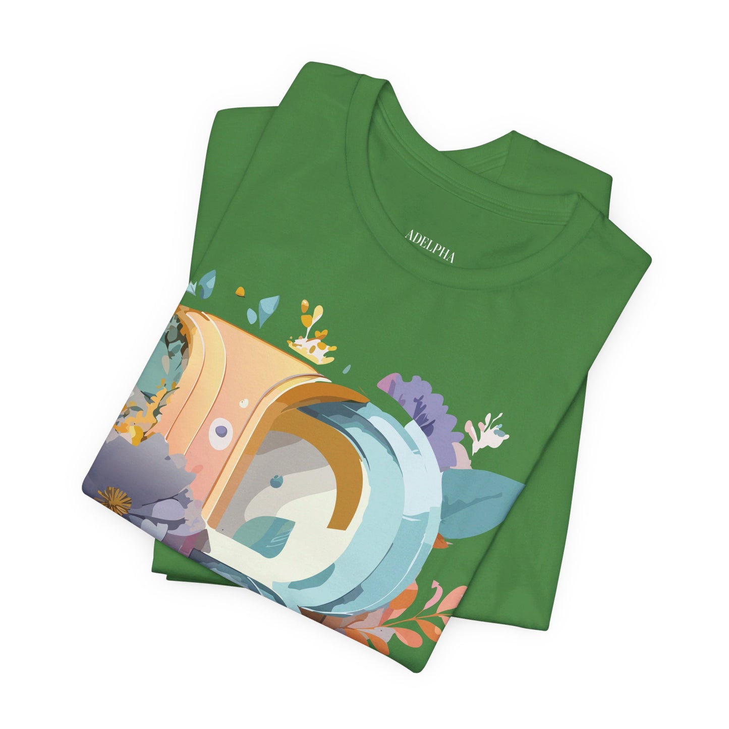 Natural Cotton Tee Shirt - Letters Collection - R Printify