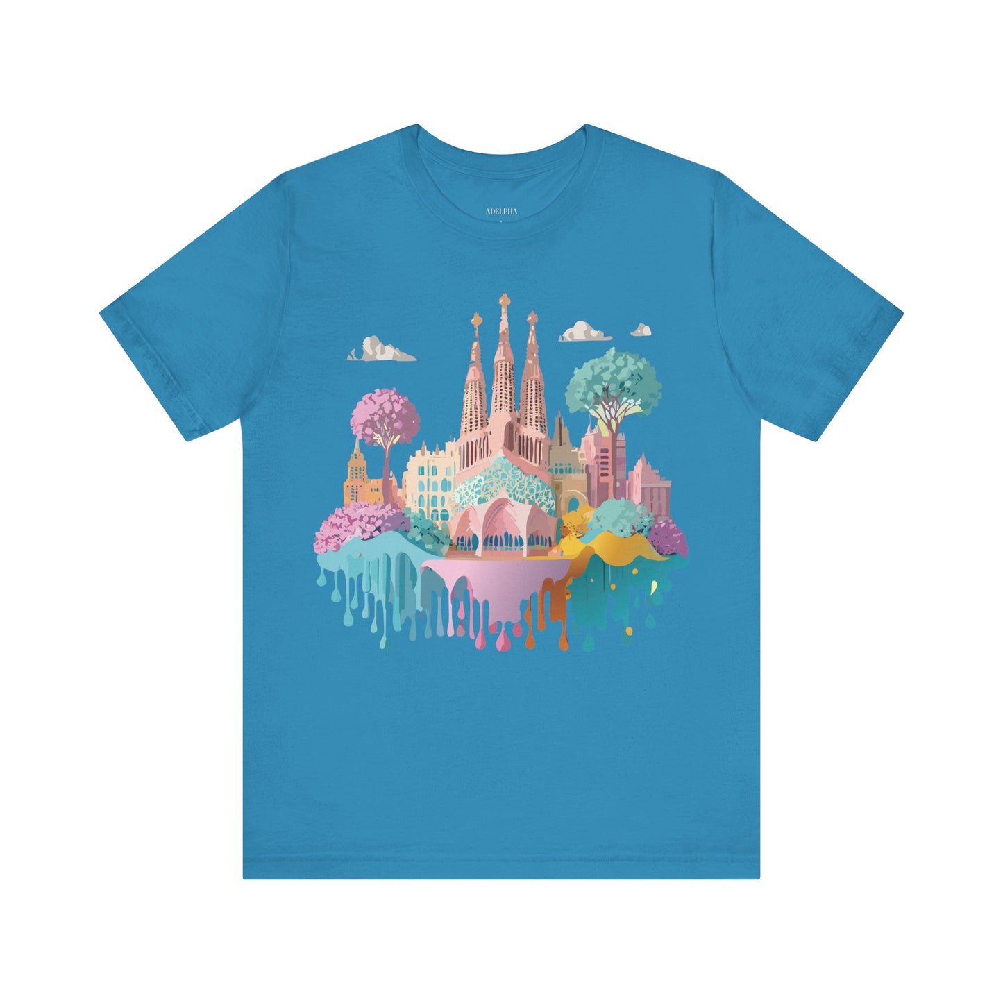 Tourist Shirt, Shirt with Barcelona - ADELPHA