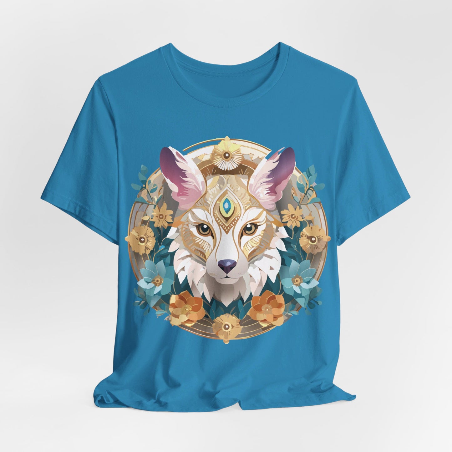 Natural Cotton Tee Shirt - Medallion Collection Printify