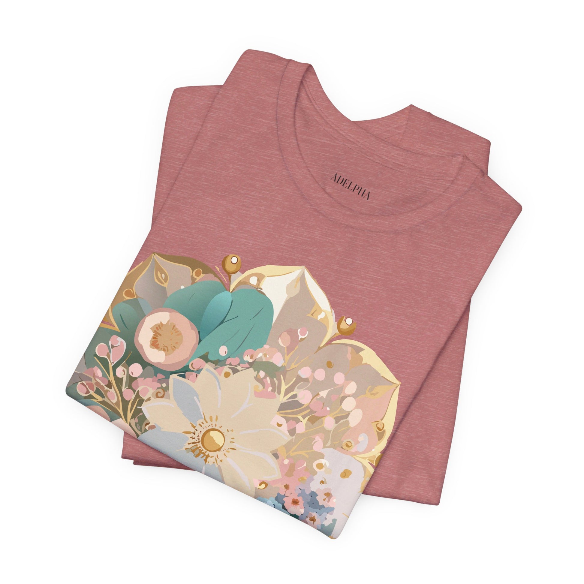 Natural Cotton Tee Shirt - Medallion Collection Printify