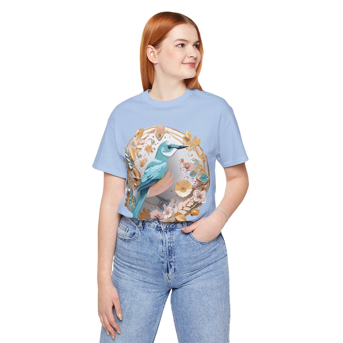 Natural Cotton Tee Shirt - Medallion Collection Printify