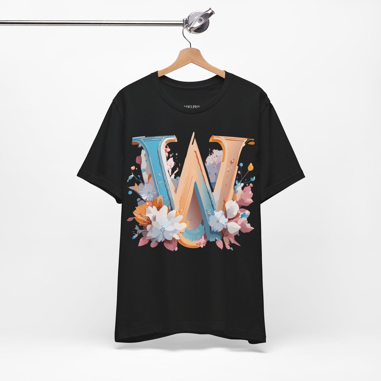 Natural Cotton Tee Shirt - Letters Collection - W Printify