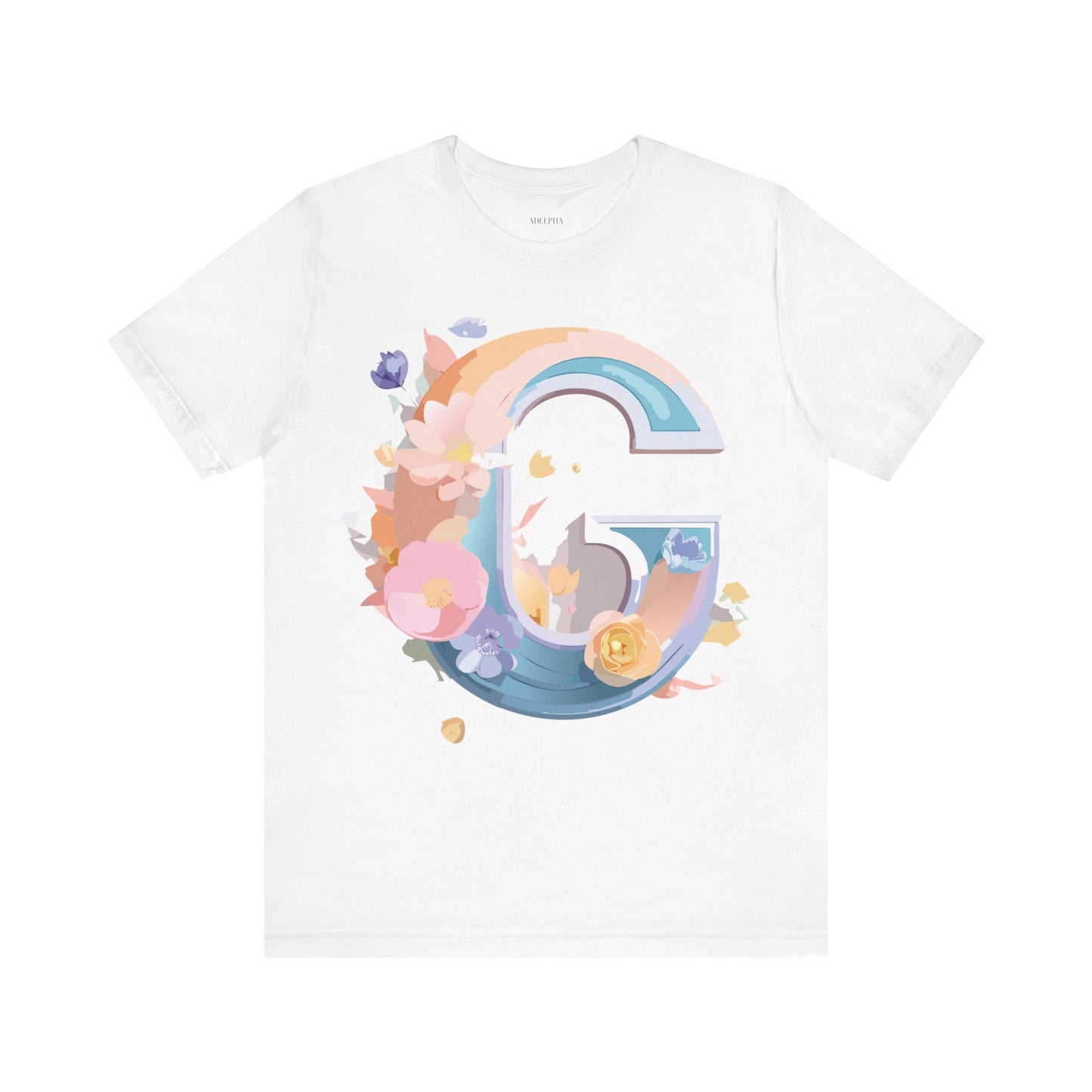 Natural Cotton Tee Shirt - Letters Collection - G Printify