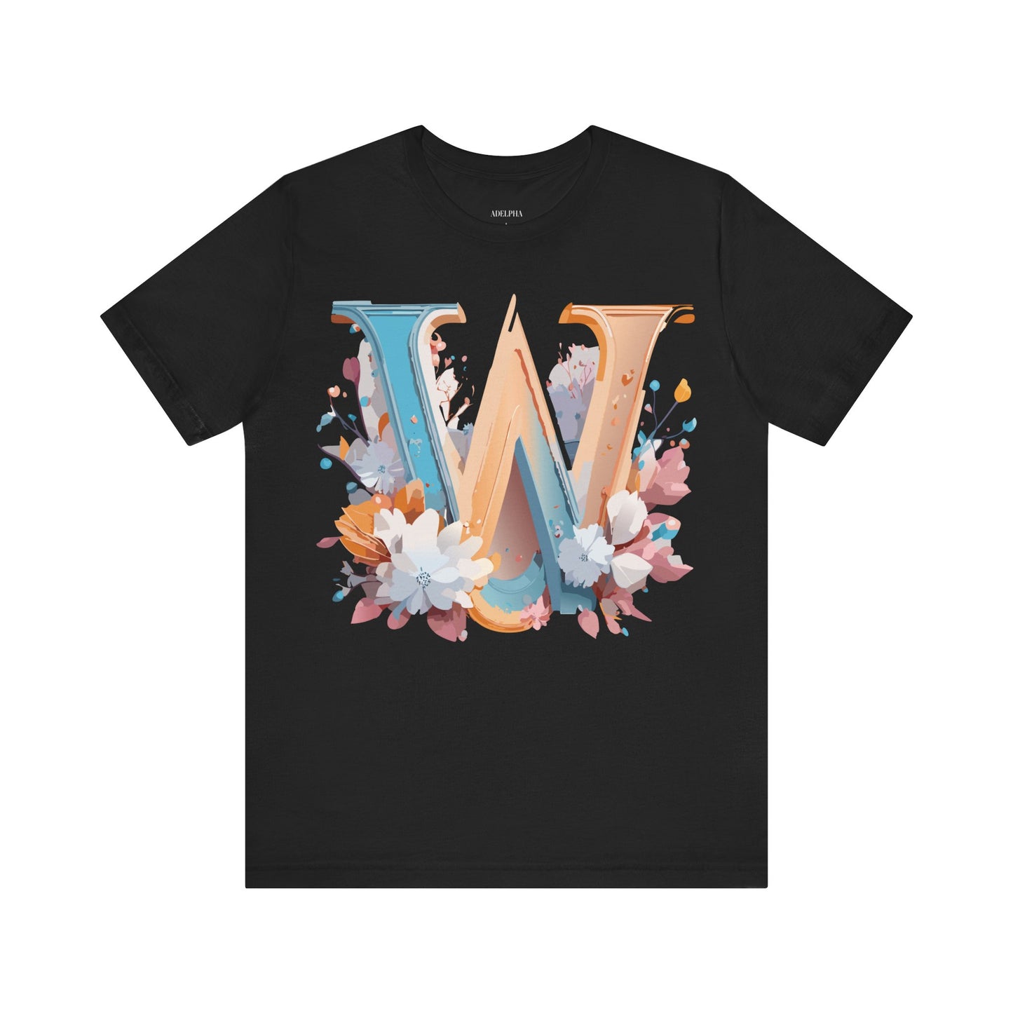 Natural Cotton Tee Shirt - Letters Collection - W Printify