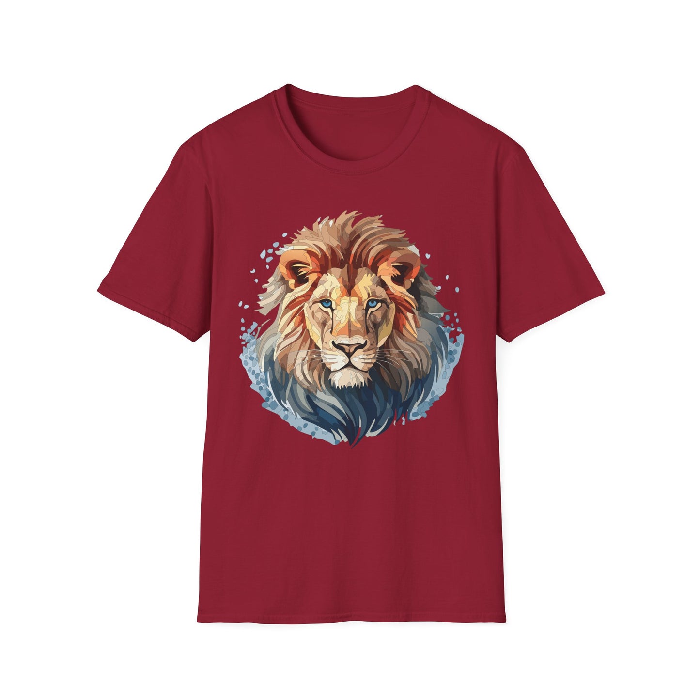 Lion Shirt, Shirt with Lion, Floral Lion Tee, Shirt with Animals