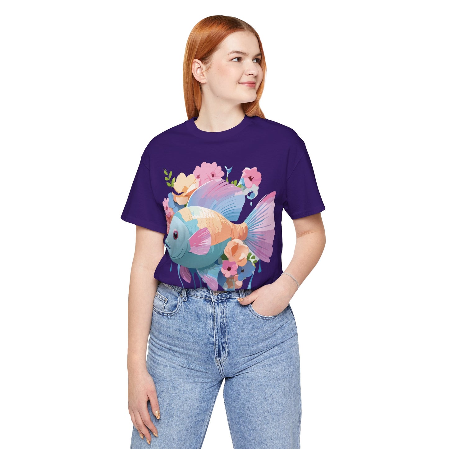 Shirt with Animals | Fish Printify