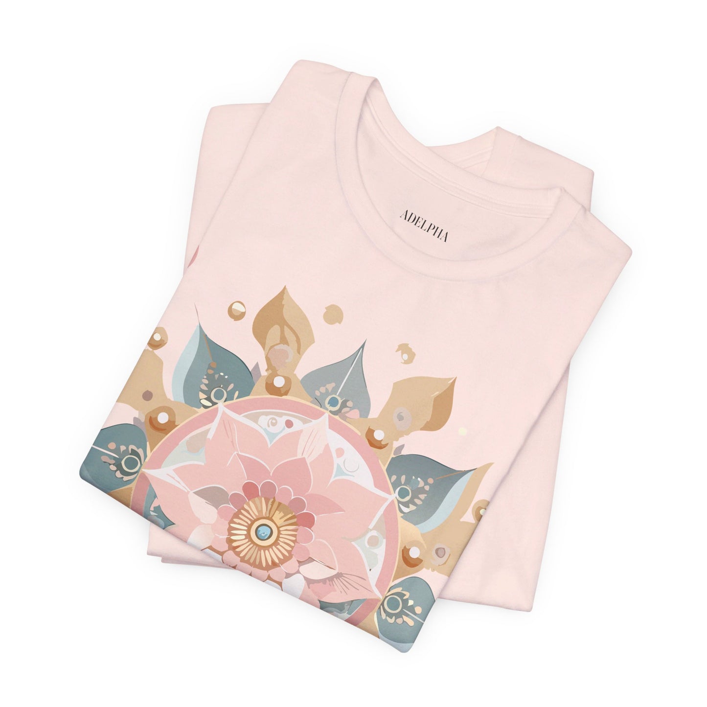 Natural Cotton Tee Shirt - Medallion Collection Printify