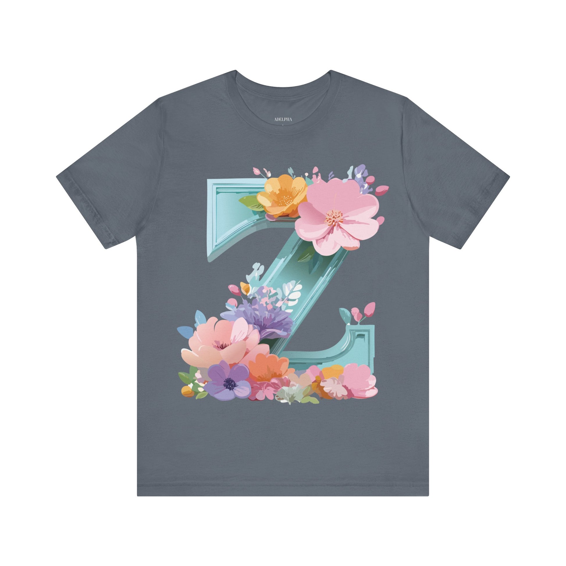 Natural Cotton Tee Shirt - Letters Collection - Z Printify