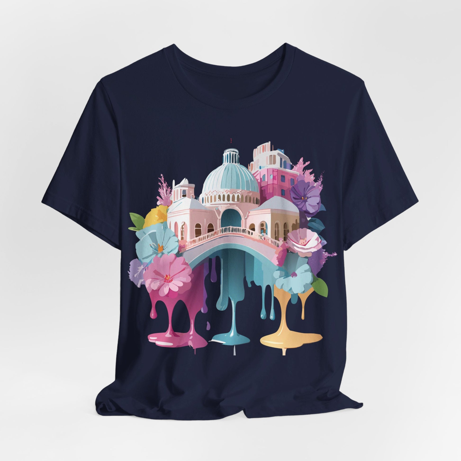 Natural Cotton Tee Shirt - Beautiful Places Collection - Venice Printify