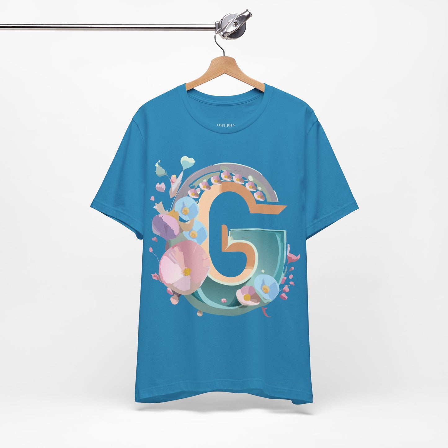Natural Cotton Tee Shirt - Letters Collection - G Printify