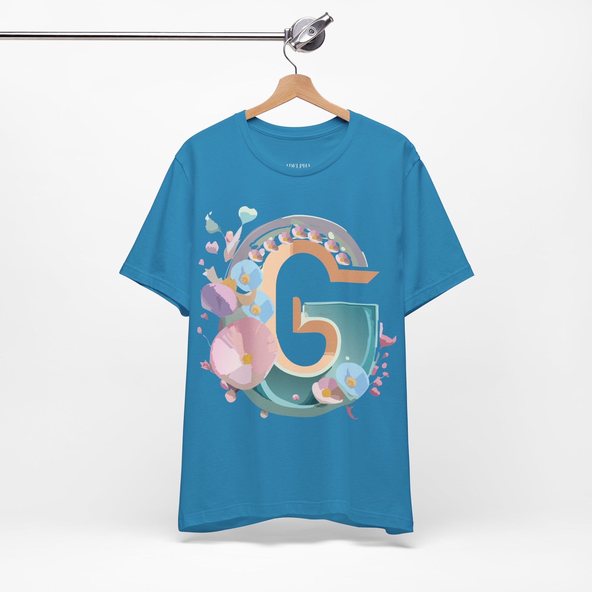 Natural Cotton Tee Shirt - Letters Collection - G Printify
