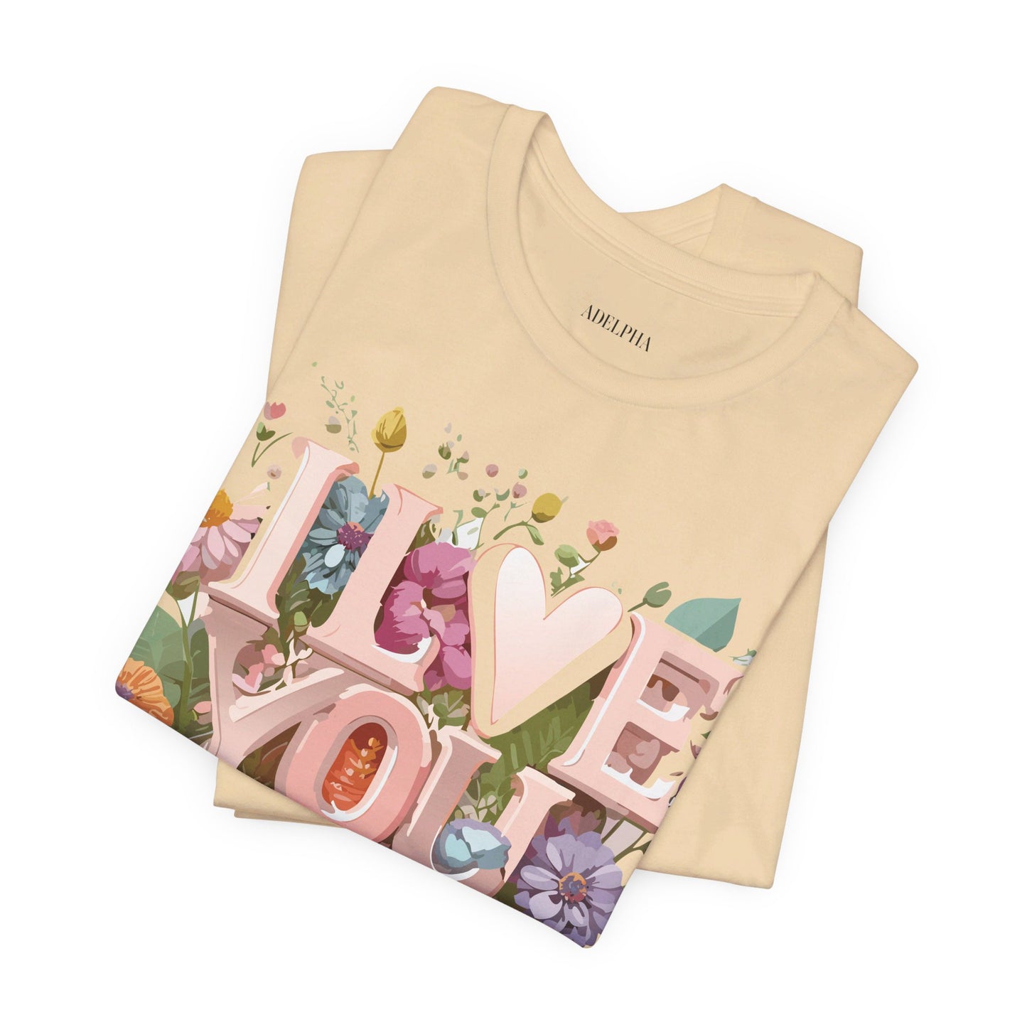 Natural Cotton Tee Shirt - Love story Collection Printify