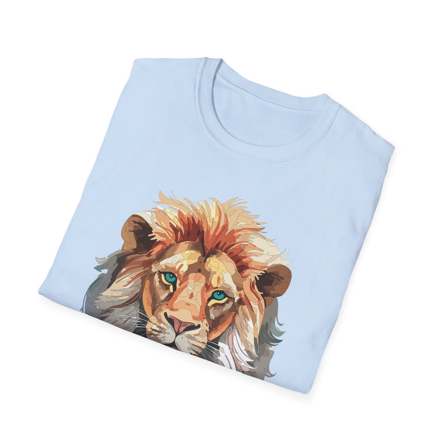 Lion Shirt, Shirt with Lion, Floral Lion Tee, Shirt with Animals
