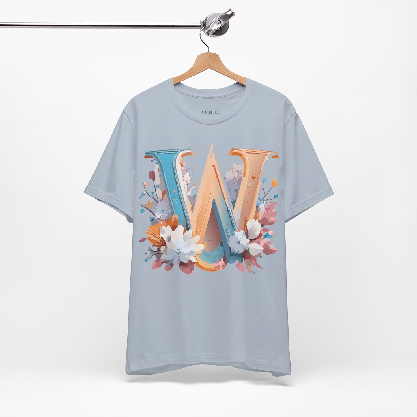 Natural Cotton Tee Shirt - Letters Collection - W Printify