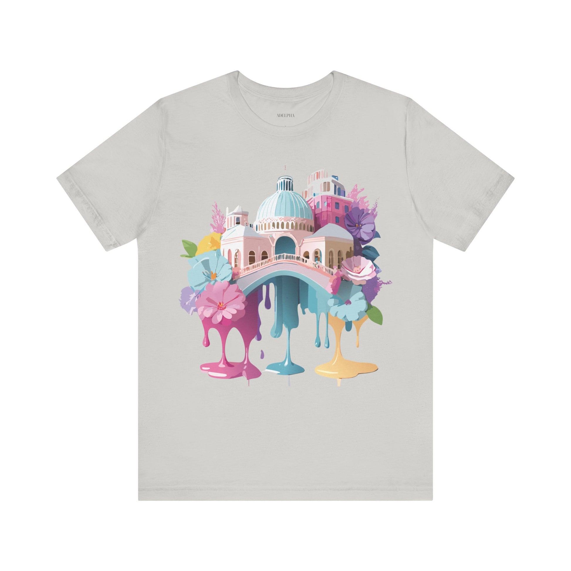 Natural Cotton Tee Shirt - Beautiful Places Collection - Venice Printify