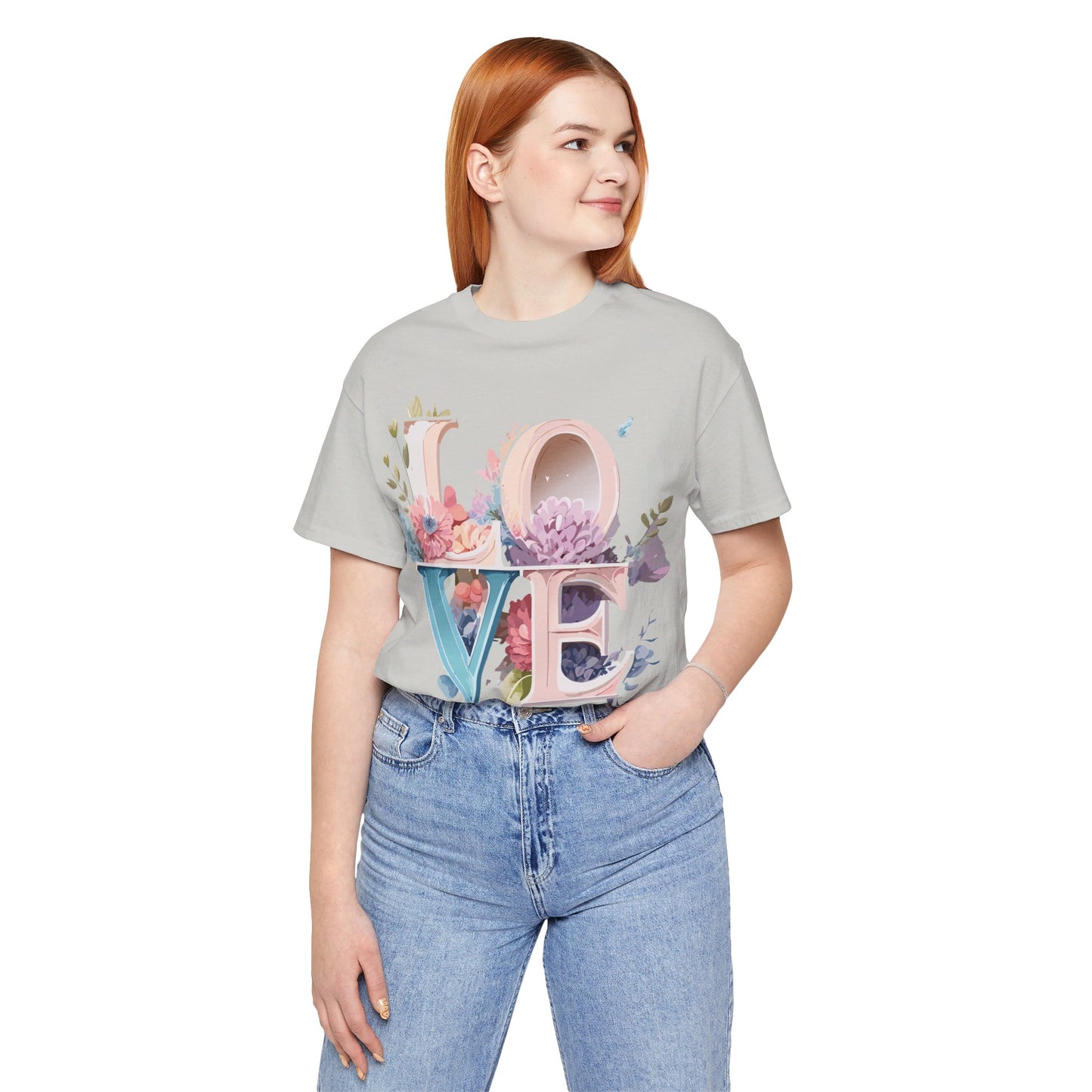 Natural Cotton Tee Shirt - Love story Collection Printify
