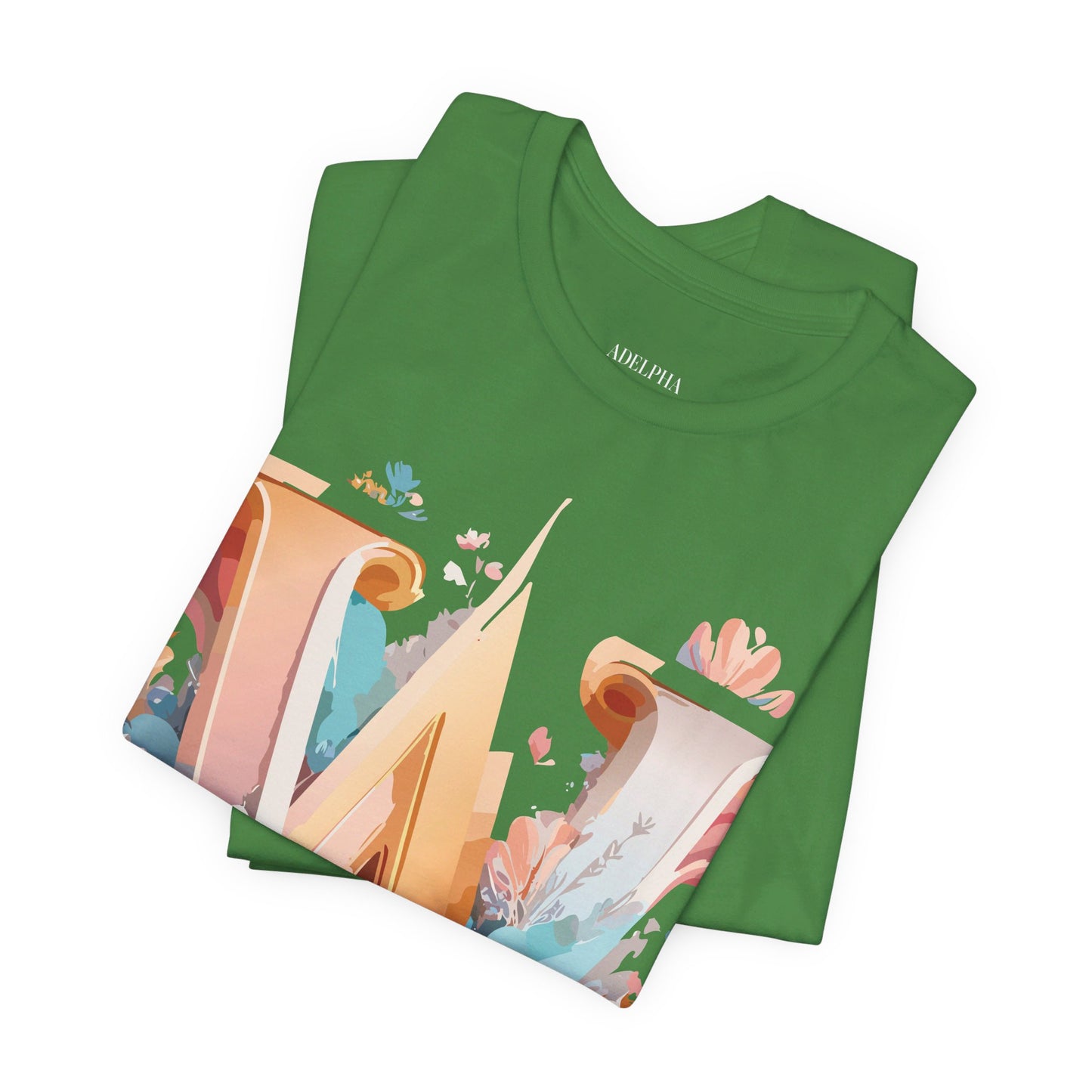 Natural Cotton Tee Shirt - Letters Collection - W Printify