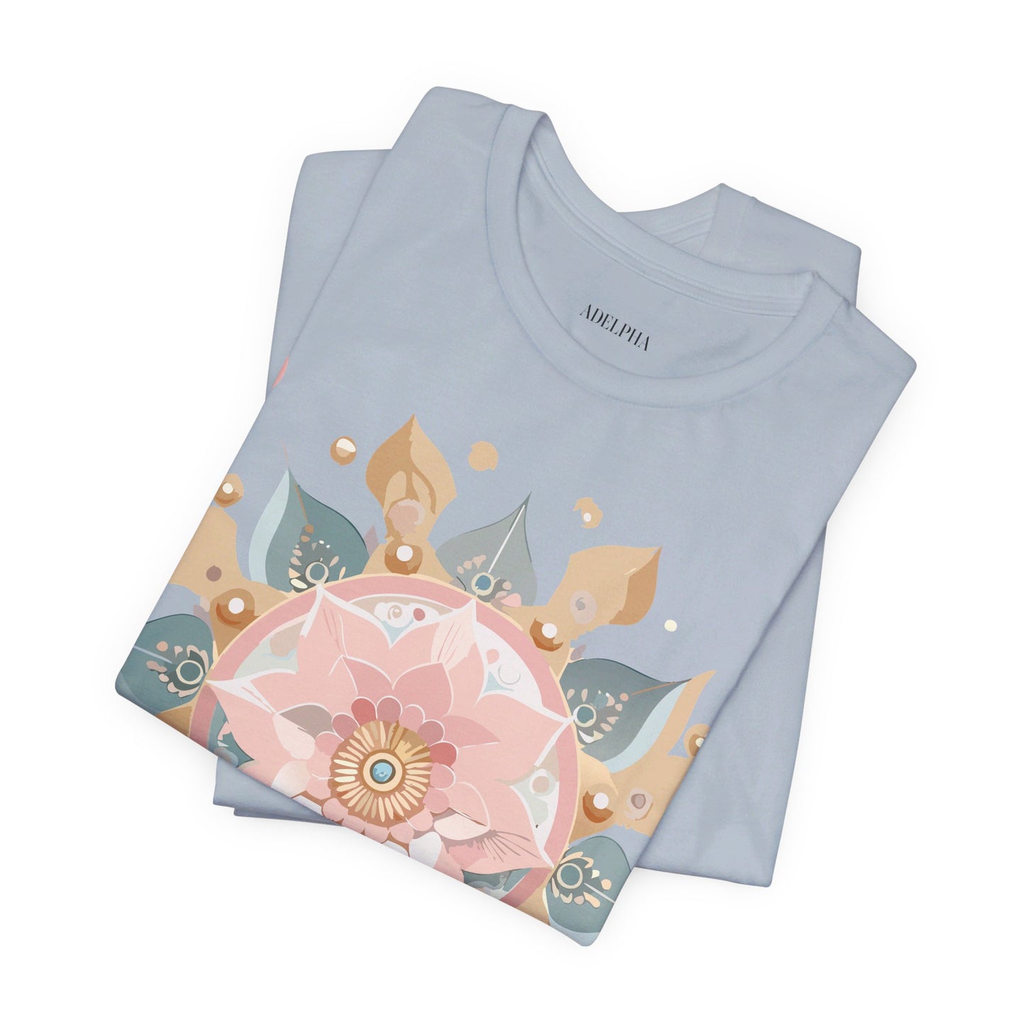 Natural Cotton Tee Shirt - Medallion Collection Printify