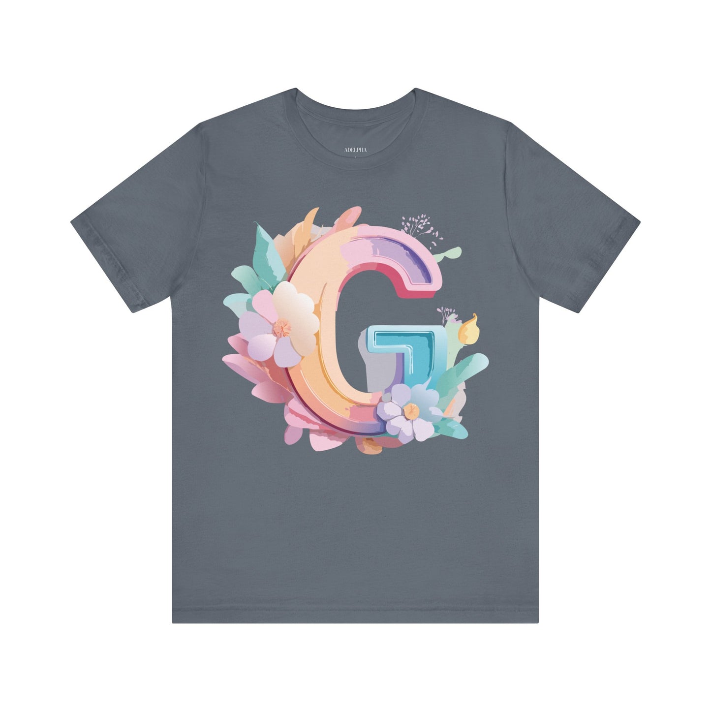 Natural Cotton Tee Shirt - Letters Collection - G Printify