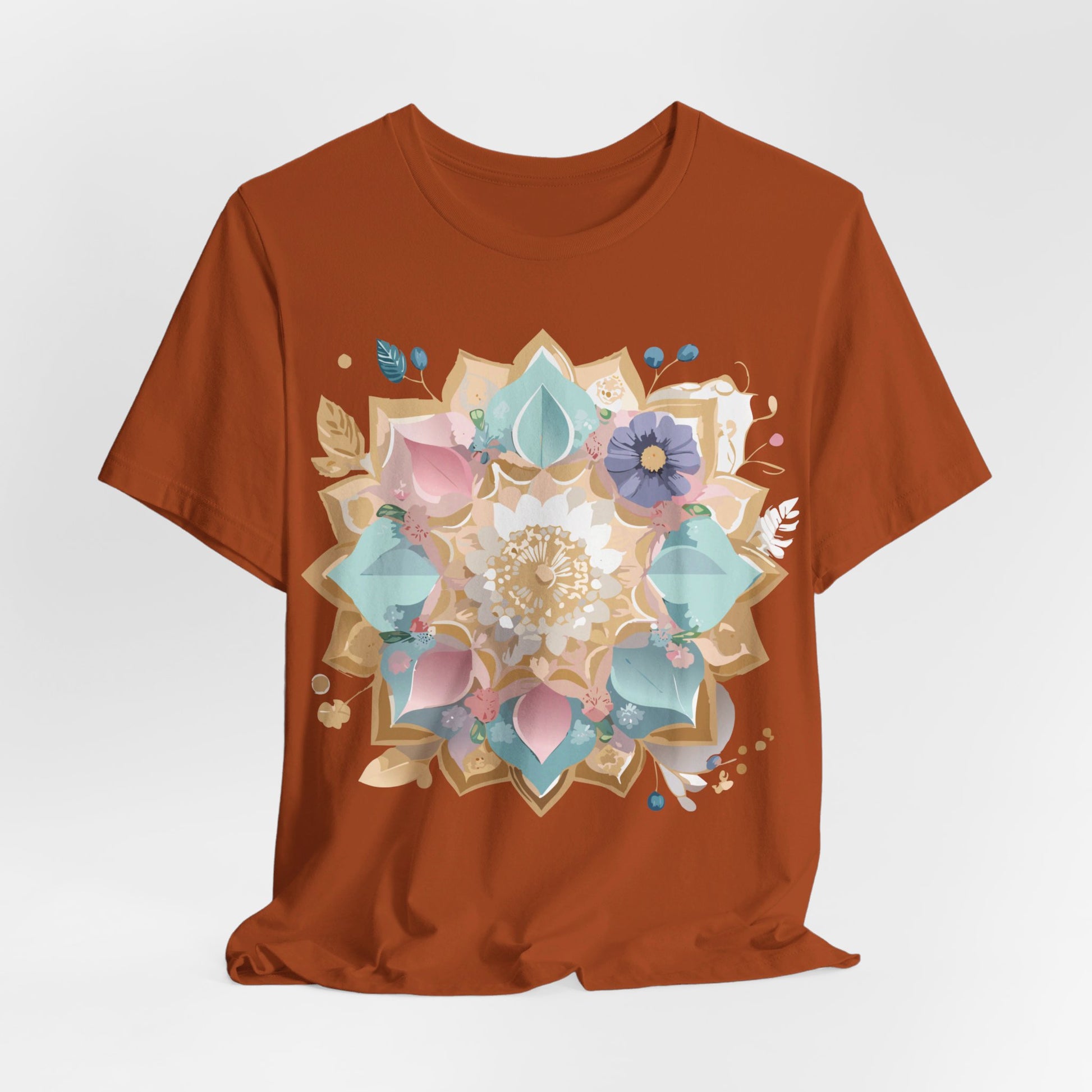 Natural Cotton Tee Shirt - Medallion Collection Printify